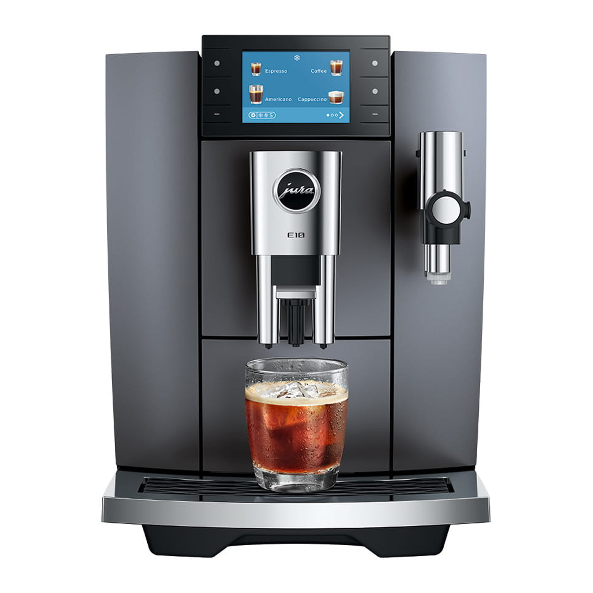 Jura E10 Onyx Grey Freestanding Coffee Machine 15718 - Onyx Grey