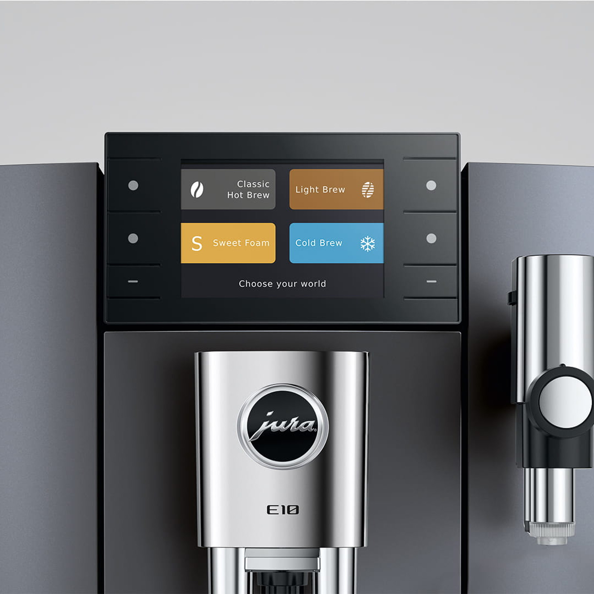 Jura E10 Onyx Grey Freestanding Coffee Machine 15718 - Onyx Grey Jura E10 Onyx Grey Freestanding Coffee Machine 15718 - Onyx Grey