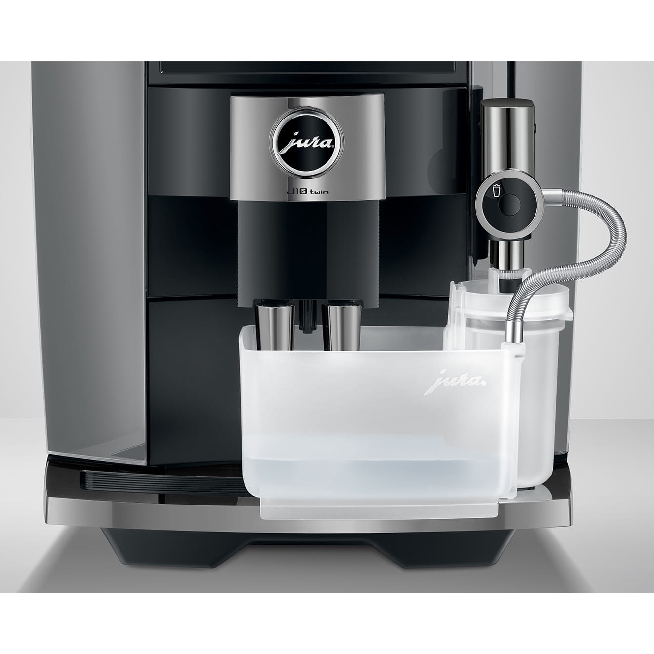 Jura J10 Twin Freestanding Fully Automatic Coffee Machine 15723 - Diamond Onyx Jura J10 Twin Freestanding Fully Automatic Coffee Machine 15723 - Diamond Onyx