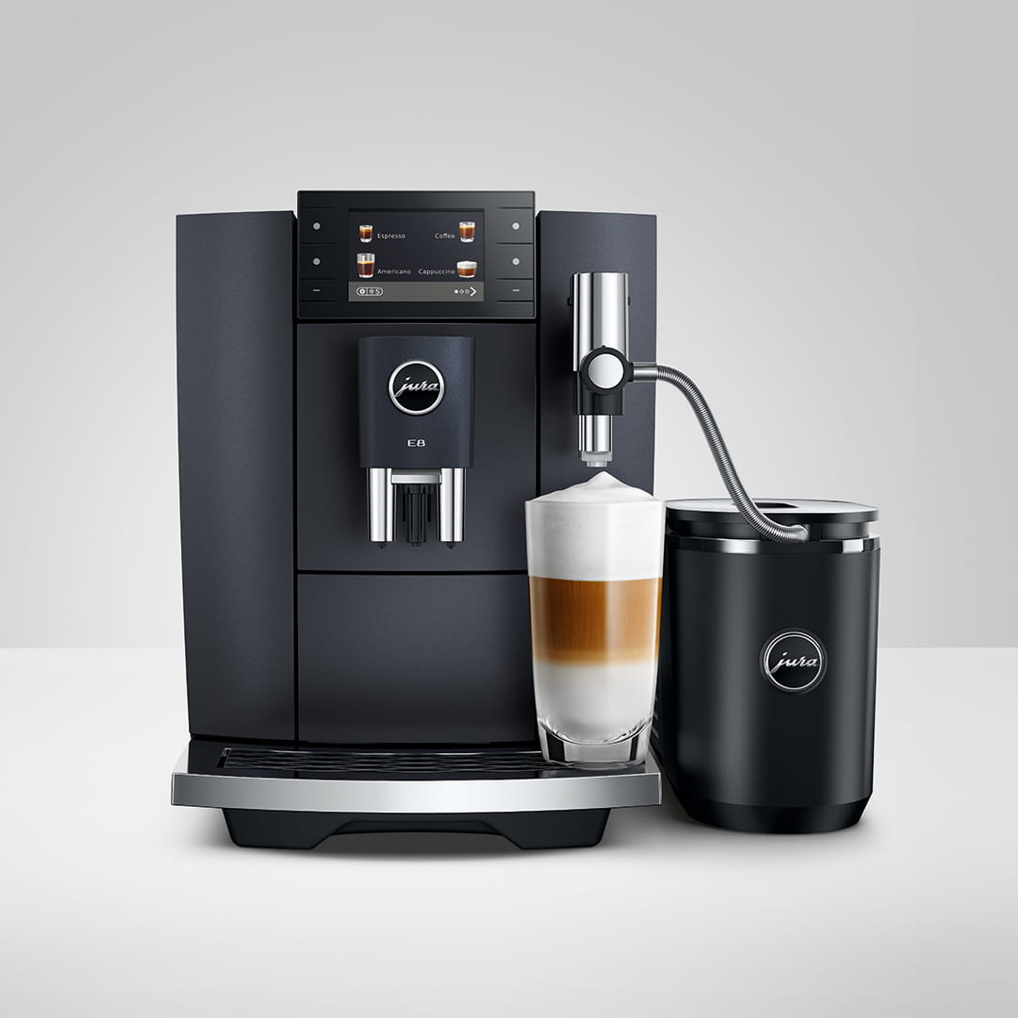 Jura E8 Freestanding Coffee Machine 15840 - Cosmic Black Jura E8 Freestanding Coffee Machine 15840 - Cosmic Black