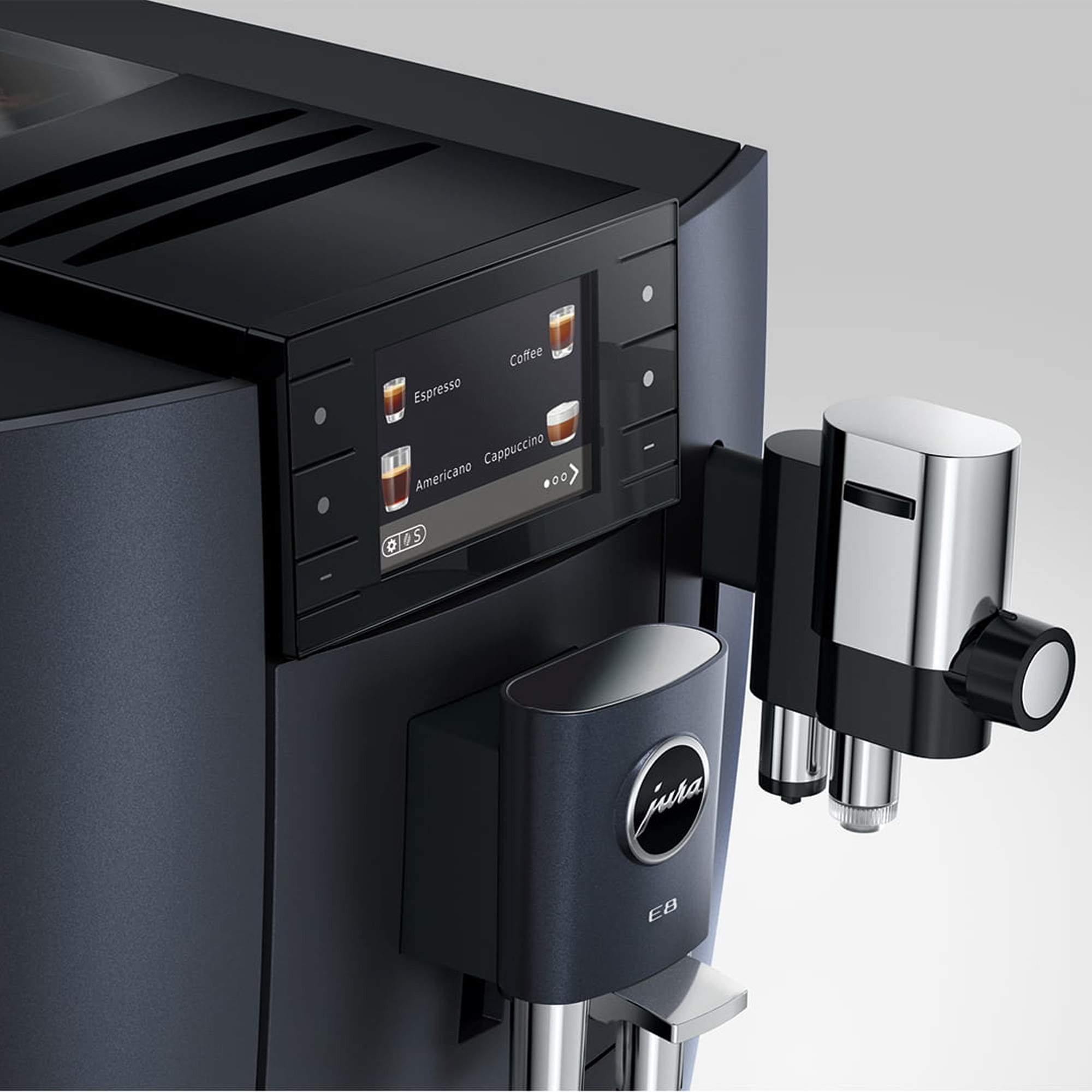 Jura E8 Freestanding Coffee Machine 15840 - Cosmic Black Jura E8 Freestanding Coffee Machine 15840 - Cosmic Black
