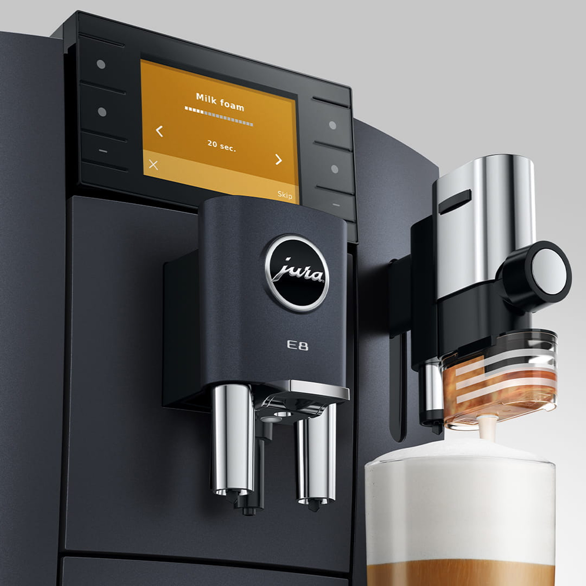 Jura E8 Freestanding Coffee Machine 15840 - Cosmic Black Jura E8 Freestanding Coffee Machine 15840 - Cosmic Black