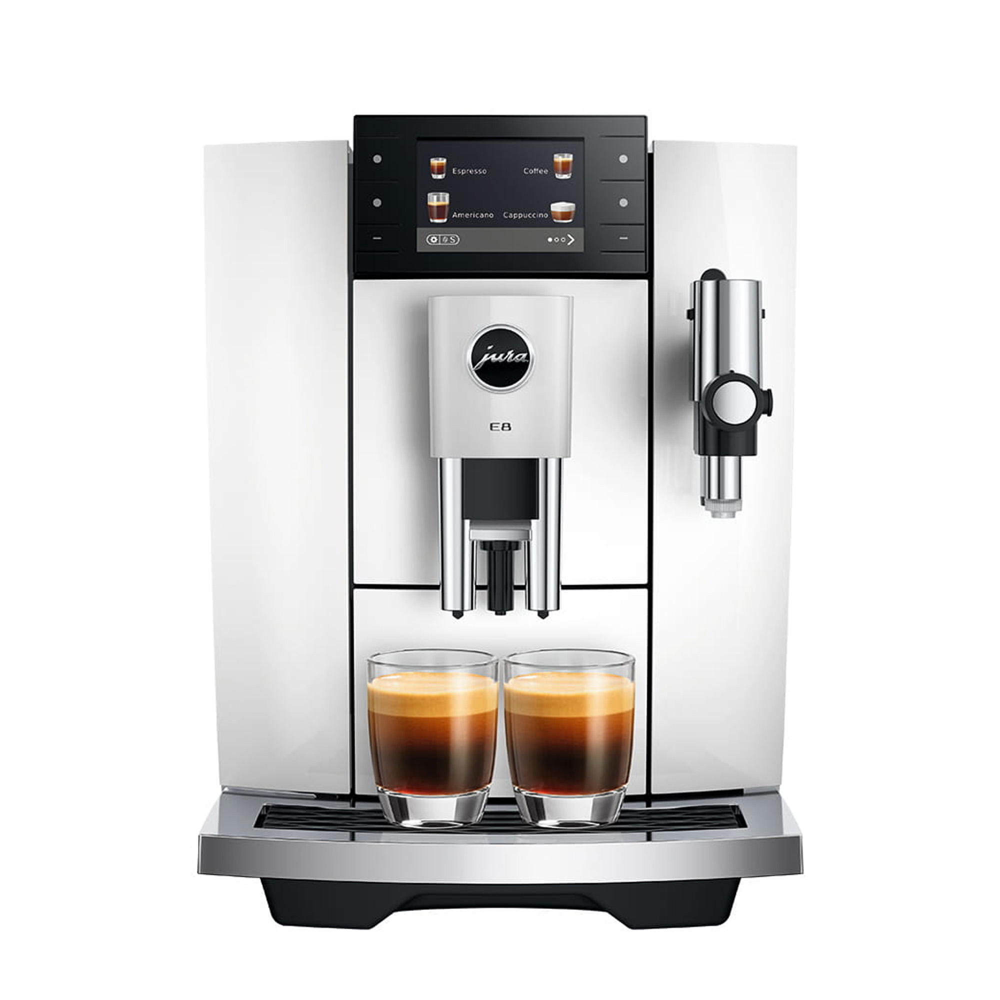 Jura E8 Freestanding Coffee Machine 15841 - Piano White