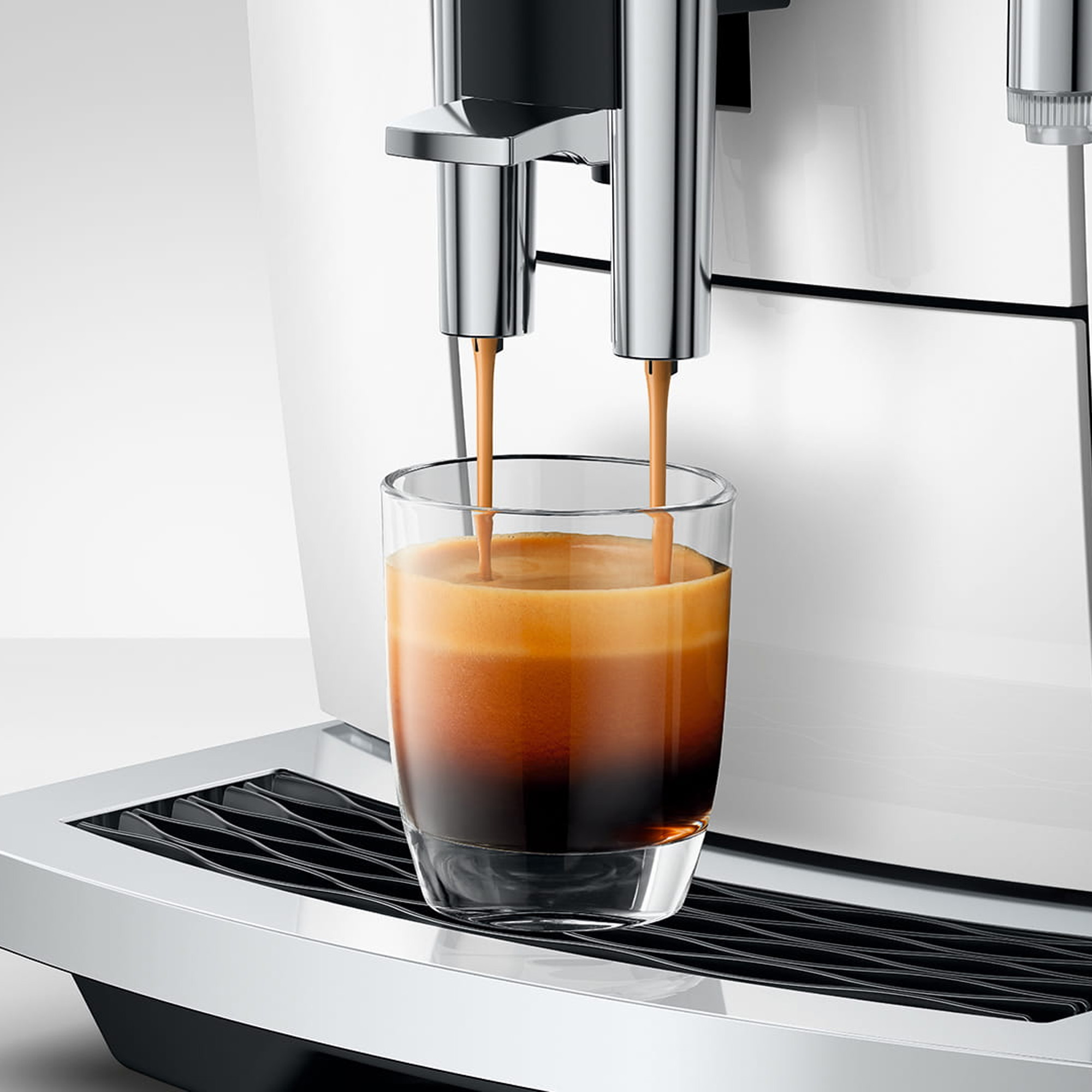 Jura E8 Freestanding Coffee Machine 15841 - Piano White Jura E8 Freestanding Coffee Machine 15841 - Piano White