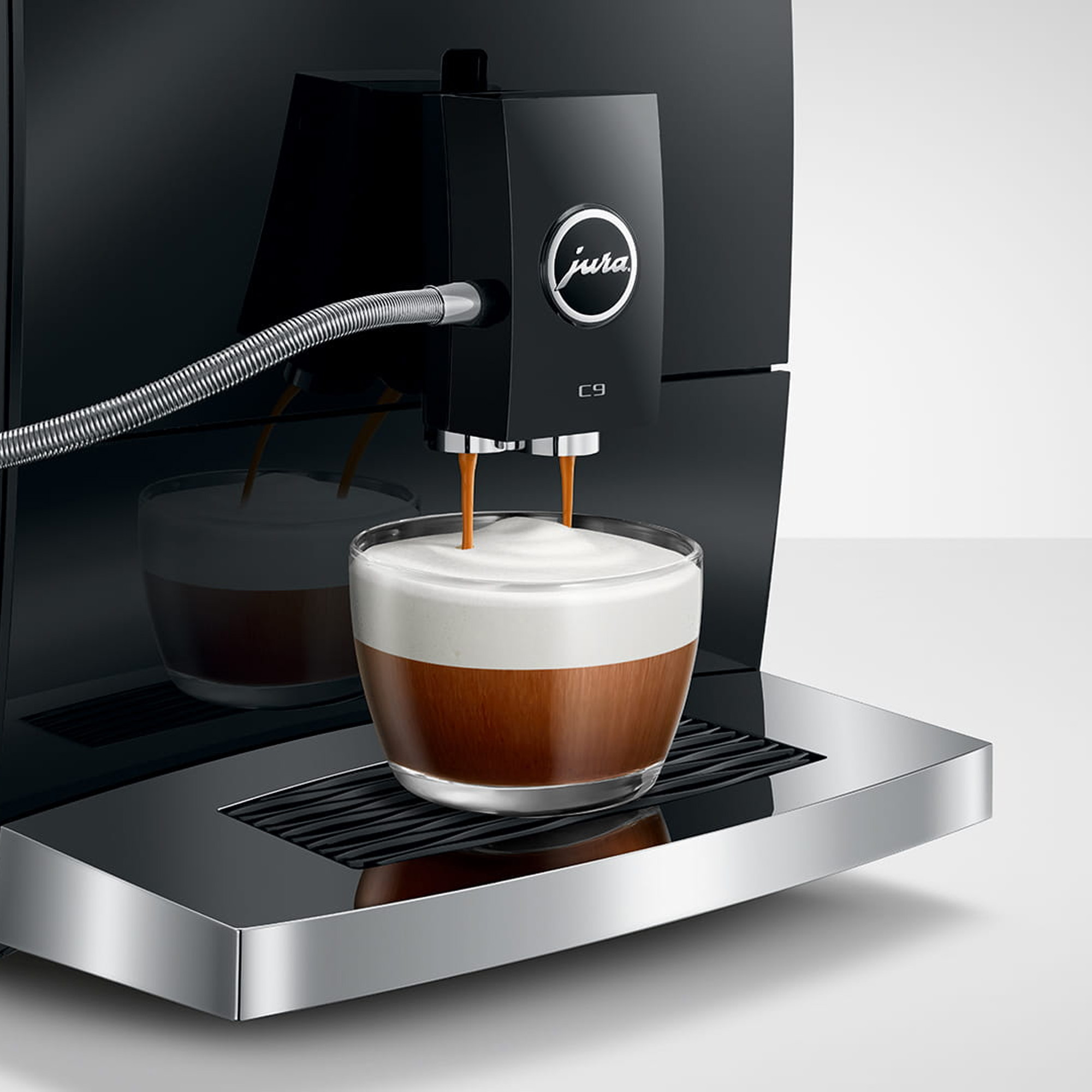 Jura C9 Fully Automatic Coffee Machine 15757 - Piano Black Jura C9 Fully Automatic Coffee Machine 15757 - Piano Black