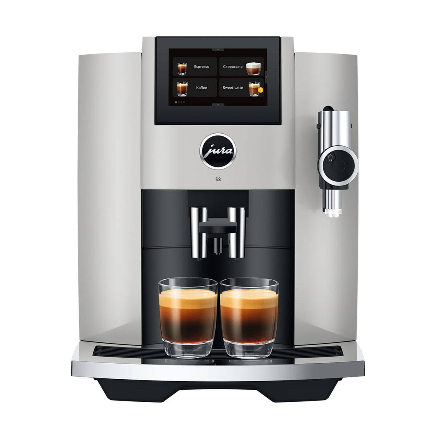Jura S8 Fully Automatic Freestanding Coffee Machine 15483 - Platinum