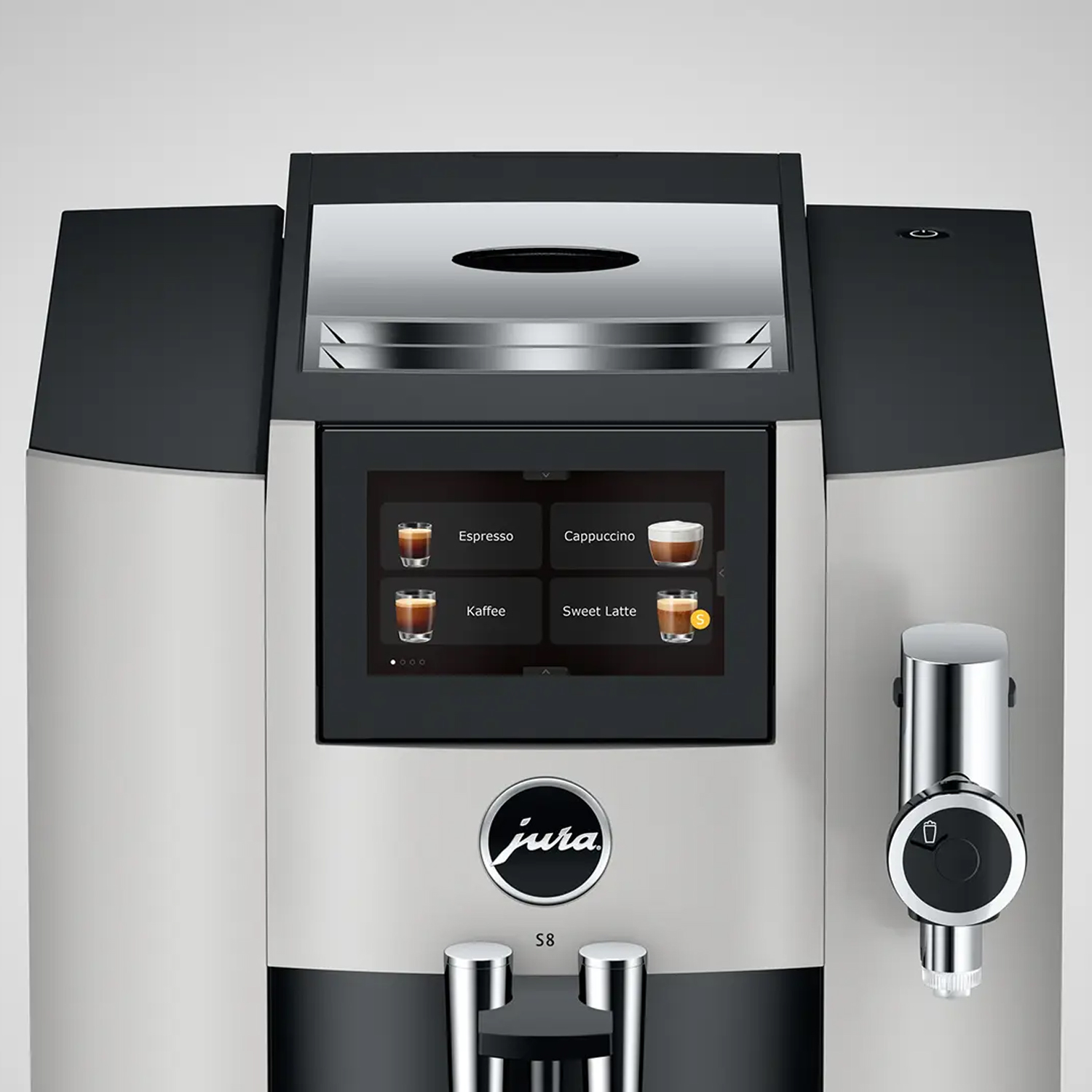 Jura S8 Fully Automatic Freestanding Coffee Machine 15483 - Platinum Jura S8 Fully Automatic Freestanding Coffee Machine 15483 - Platinum