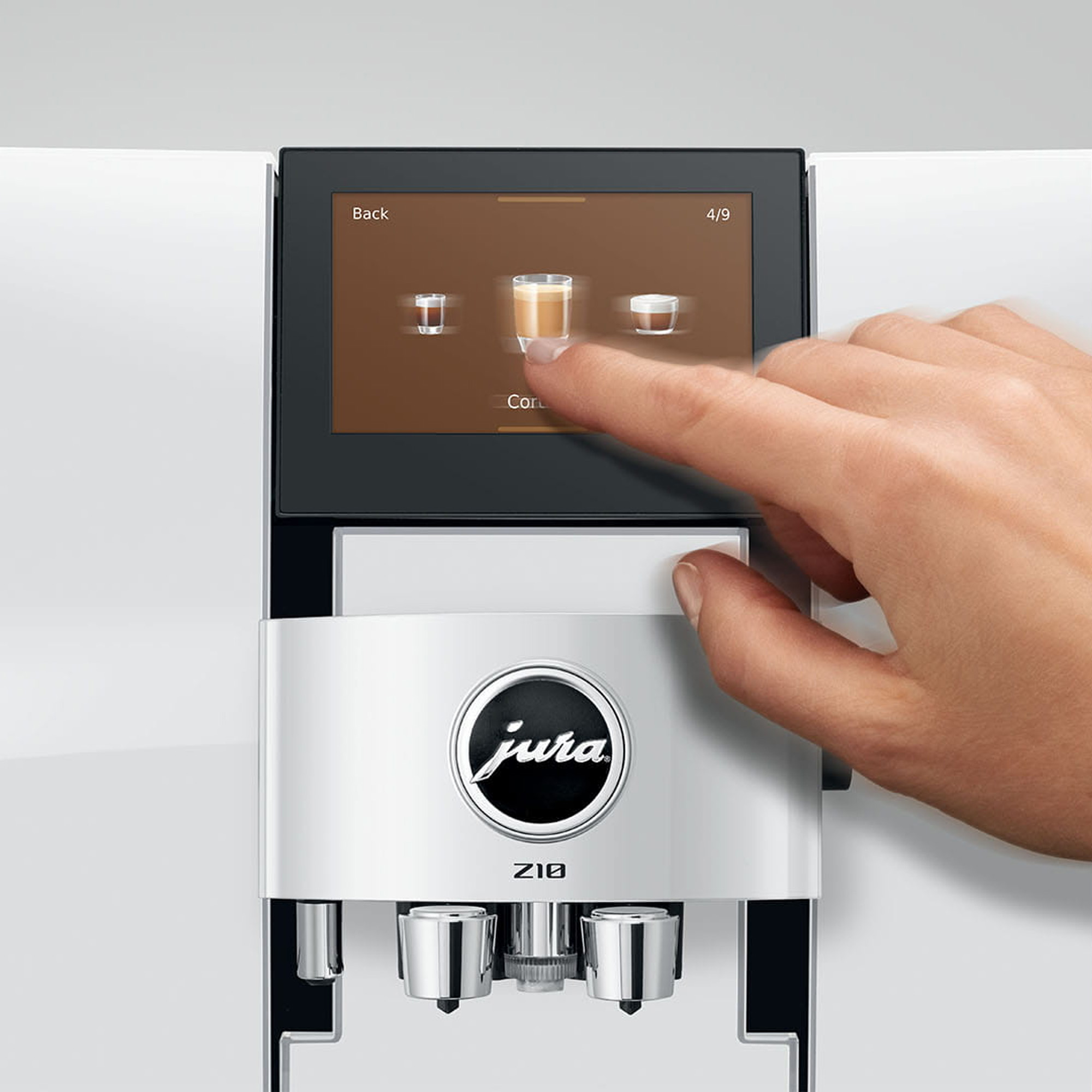 Jura Z10 Freestanding Fully Automatic Coffee Machine 15846 - Diamond White Jura Z10 Freestanding Fully Automatic Coffee Machine 15846 - Diamond White