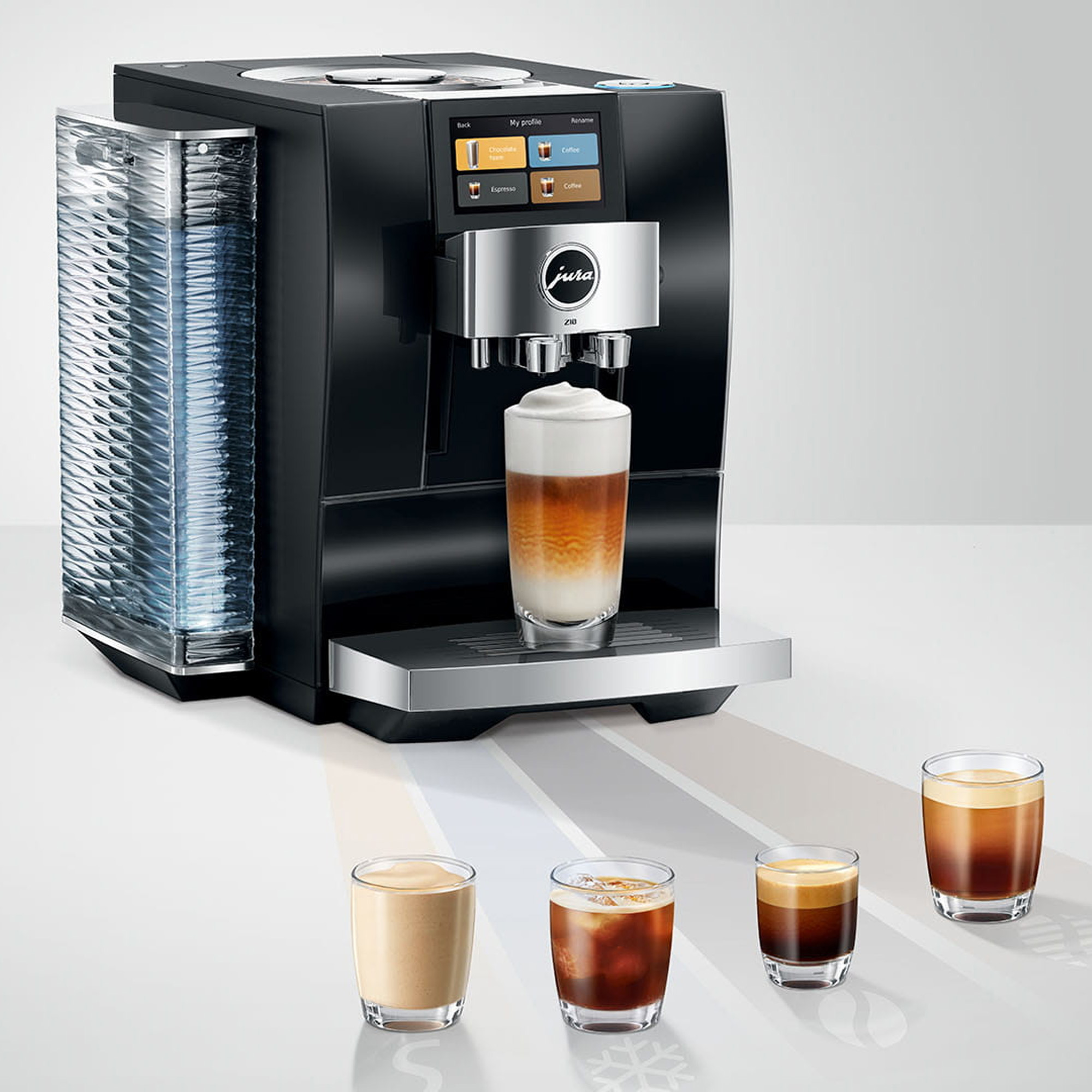 Jura Z10 Freestanding Fully Automatic Coffee Machine 15847 - Diamond Black Jura Z10 Freestanding Fully Automatic Coffee Machine 15847 - Diamond Black