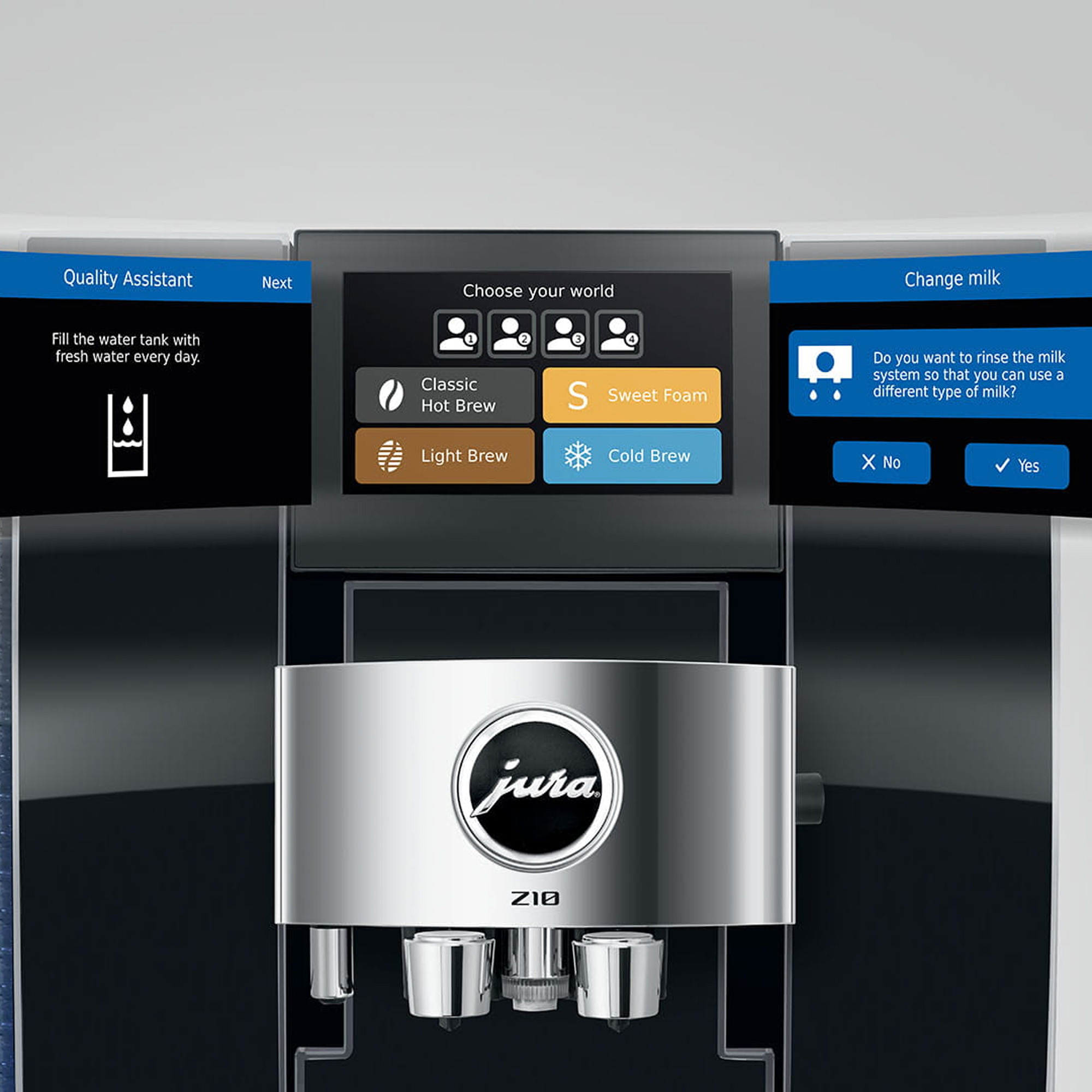 Jura Z10 Freestanding Fully Automatic Coffee Machine 15847 - Diamond Black Jura Z10 Freestanding Fully Automatic Coffee Machine 15847 - Diamond Black