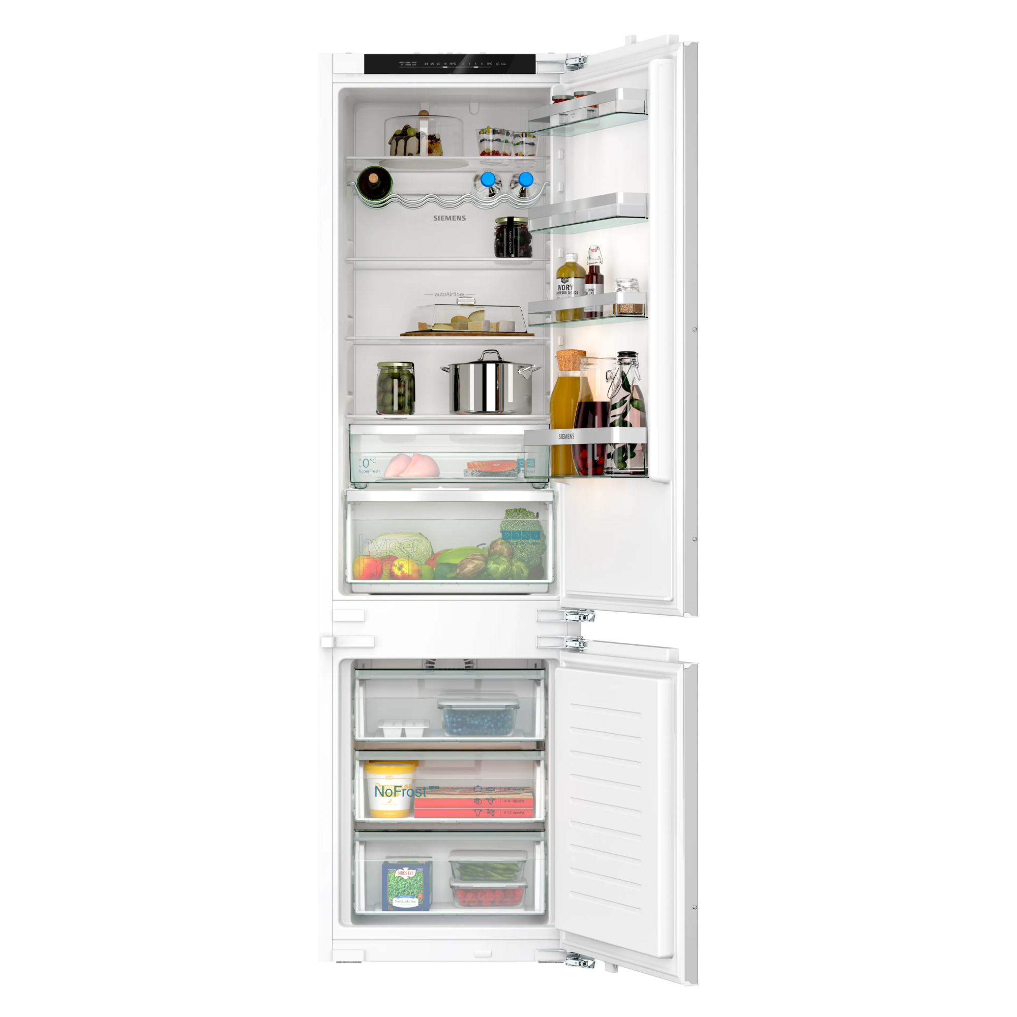 Siemens 194cm IQ-300 Integrated 60/40 Frost Free Fridge Freezer KI96NVFD0G