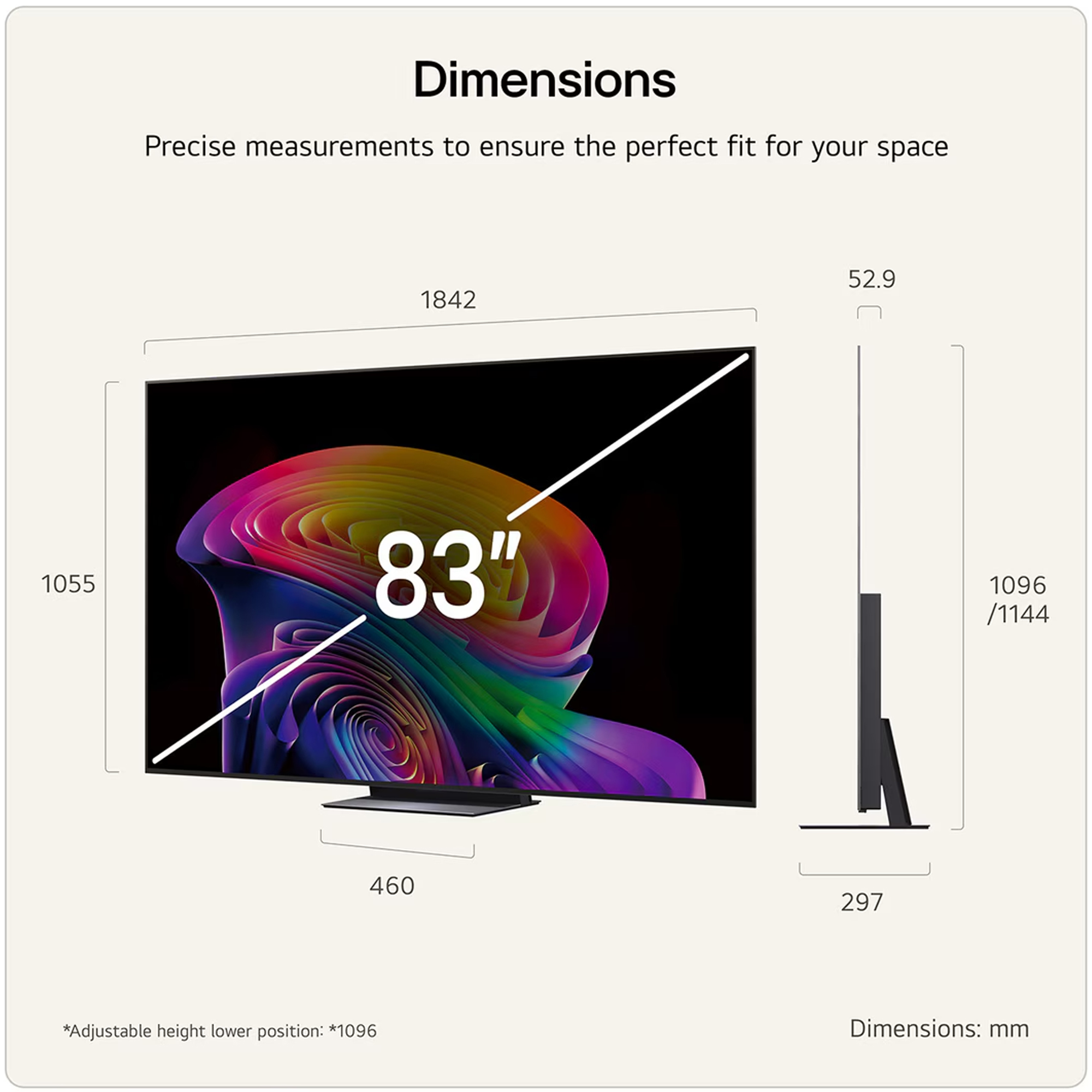 LG 2026 83" Evo AI C6 OLED 4K Smart TV OLED83C66LB LG 2026 83" Evo AI C6 OLED 4K Smart TV OLED83C66LB