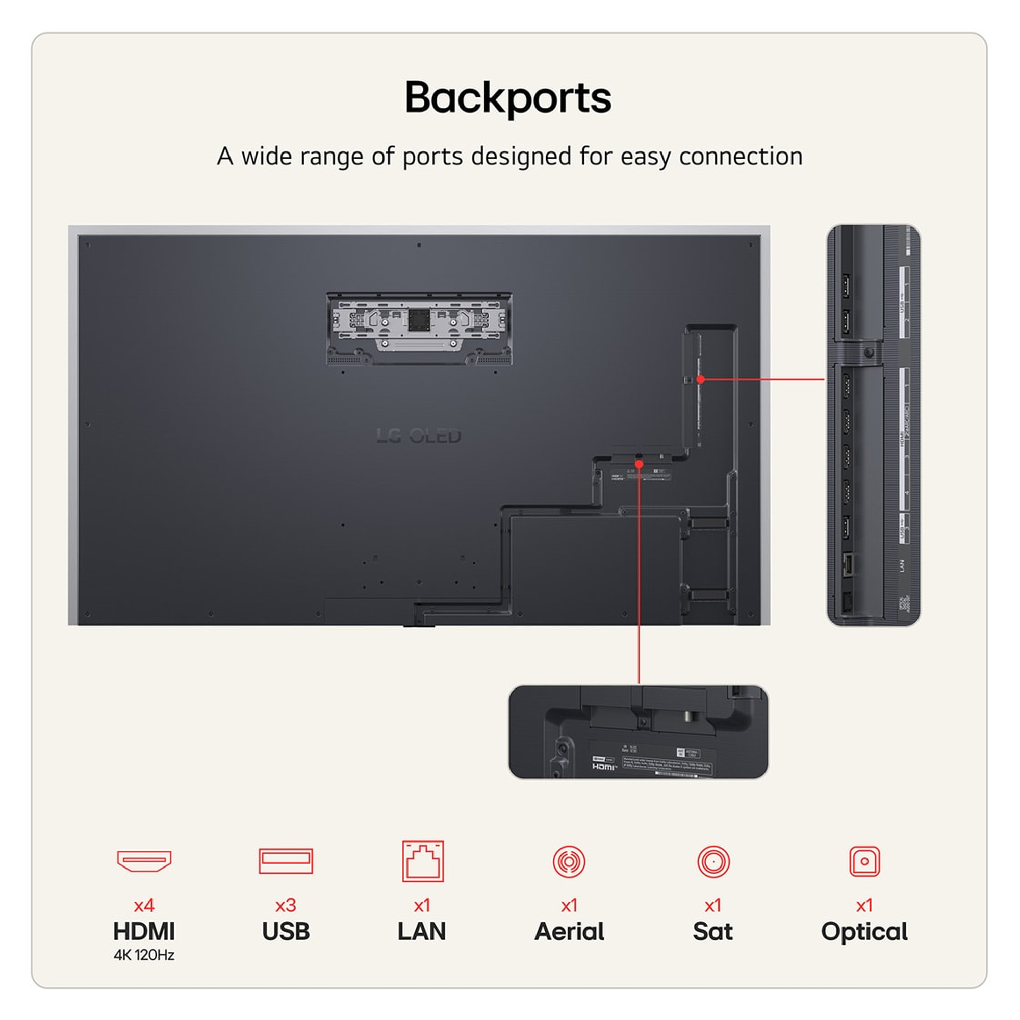 LG 2026 83" Evo AI G6 OLED 4K Smart TV OLED83G64LW - Wall Mount Version LG 2026 83" Evo AI G6 OLED 4K Smart TV OLED83G64LW - Wall Mount Version
