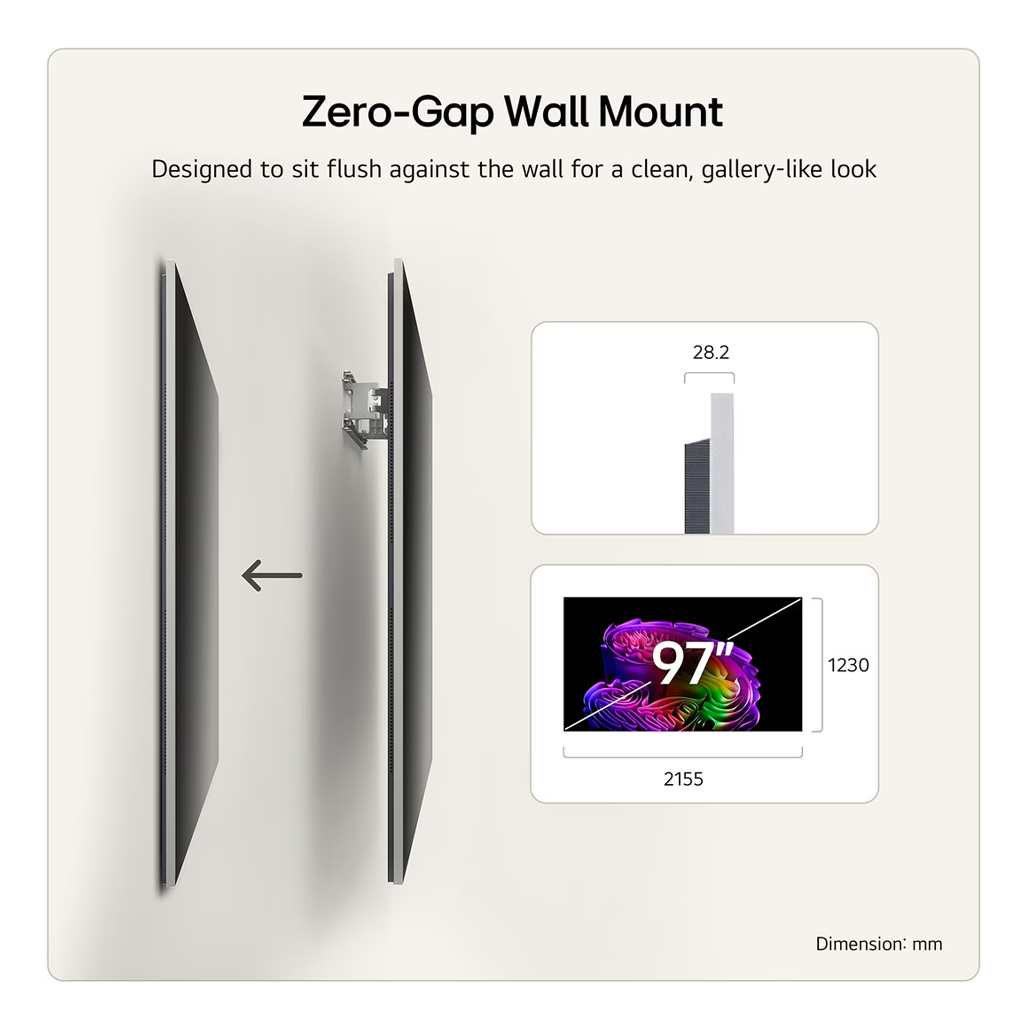 LG 2026 97" Evo AI G6 OLED 4K Smart TV OLED97G64LW - Wall Mount Version LG 2026 97" Evo AI G6 OLED 4K Smart TV OLED97G64LW - Wall Mount Version