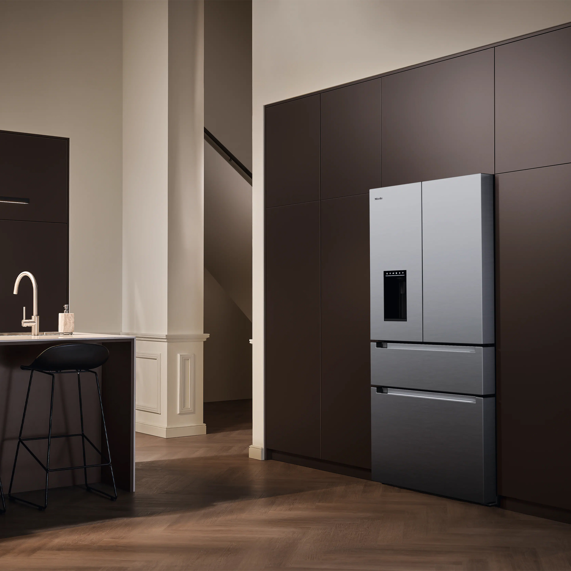 Miele 91cm French Style Fridge Freezer KFFD6765EDT/CS - Stainless Steel Miele 91cm French Style Fridge Freezer KFFD6765EDT/CS - Stainless Steel