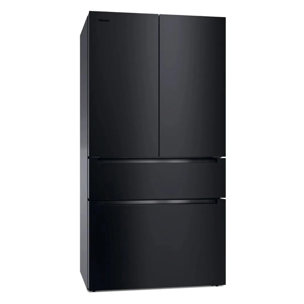 Miele 91cm French Style Fridge Freezer KFFD6867OBSW/MATT - Obsidian Matt Black