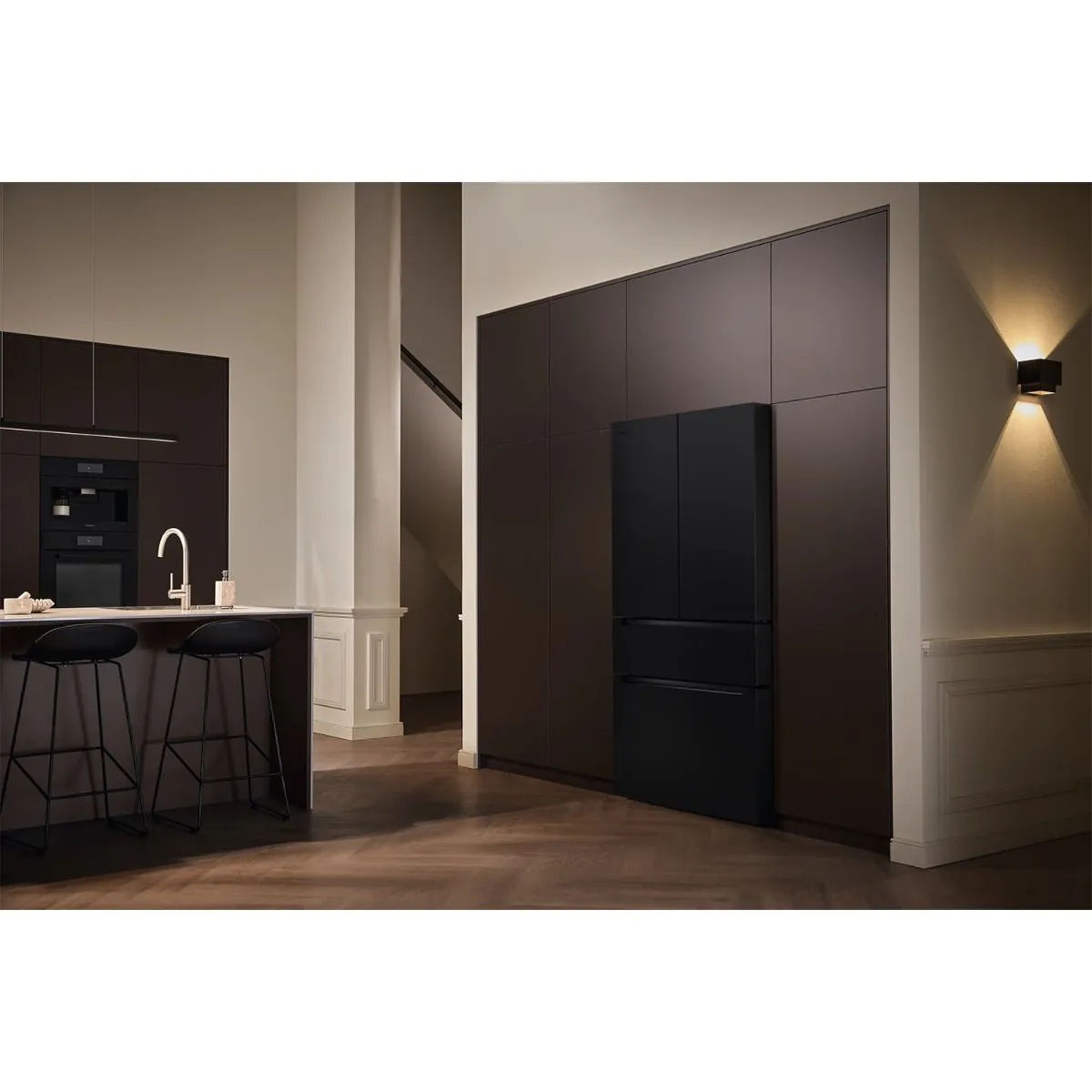 Miele 91cm French Style Fridge Freezer KFFD6867OBSW/MATT - Obsidian Matt Black Miele 91cm French Style Fridge Freezer KFFD6867OBSW/MATT - Obsidian Matt Black