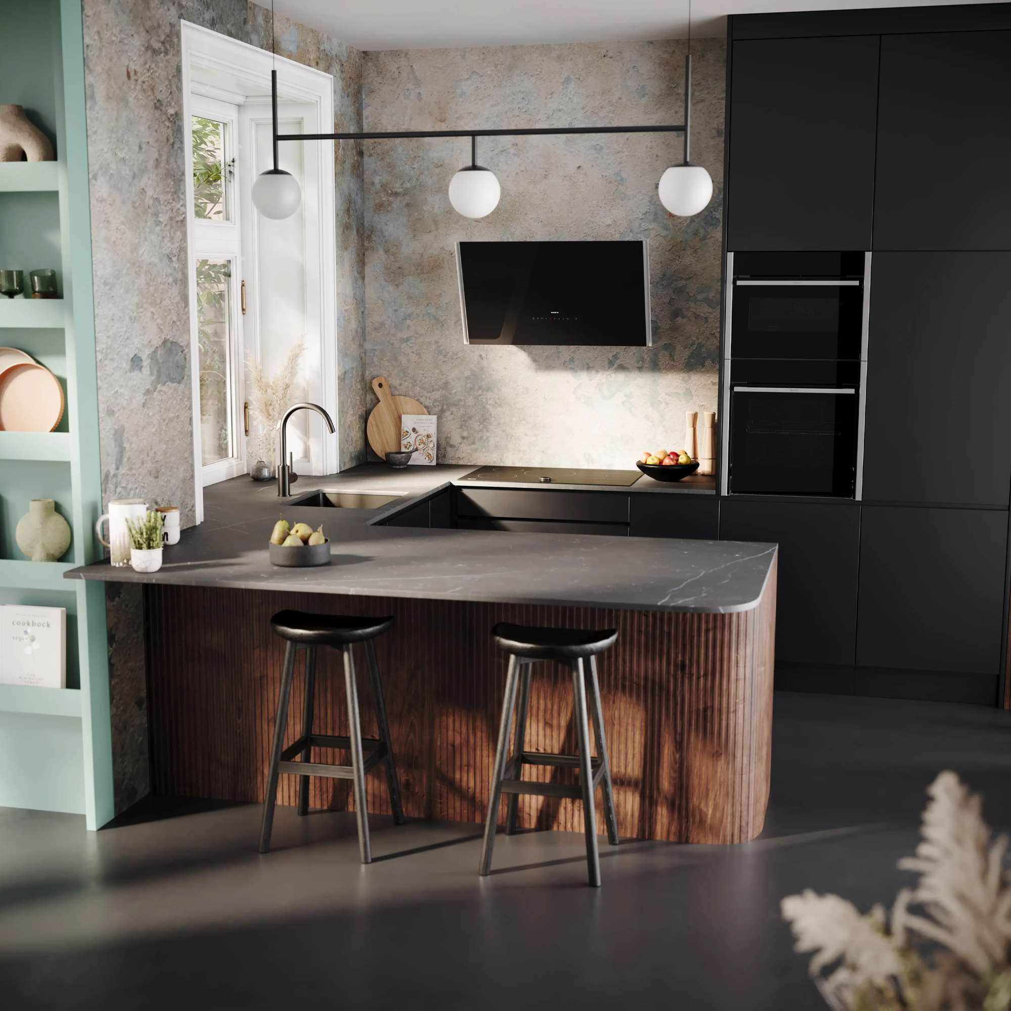 Neff N90 80cm Induction Hob T68NUV4A0 - Matt Black Neff N90 80cm Induction Hob T68NUV4A0 - Matt Black