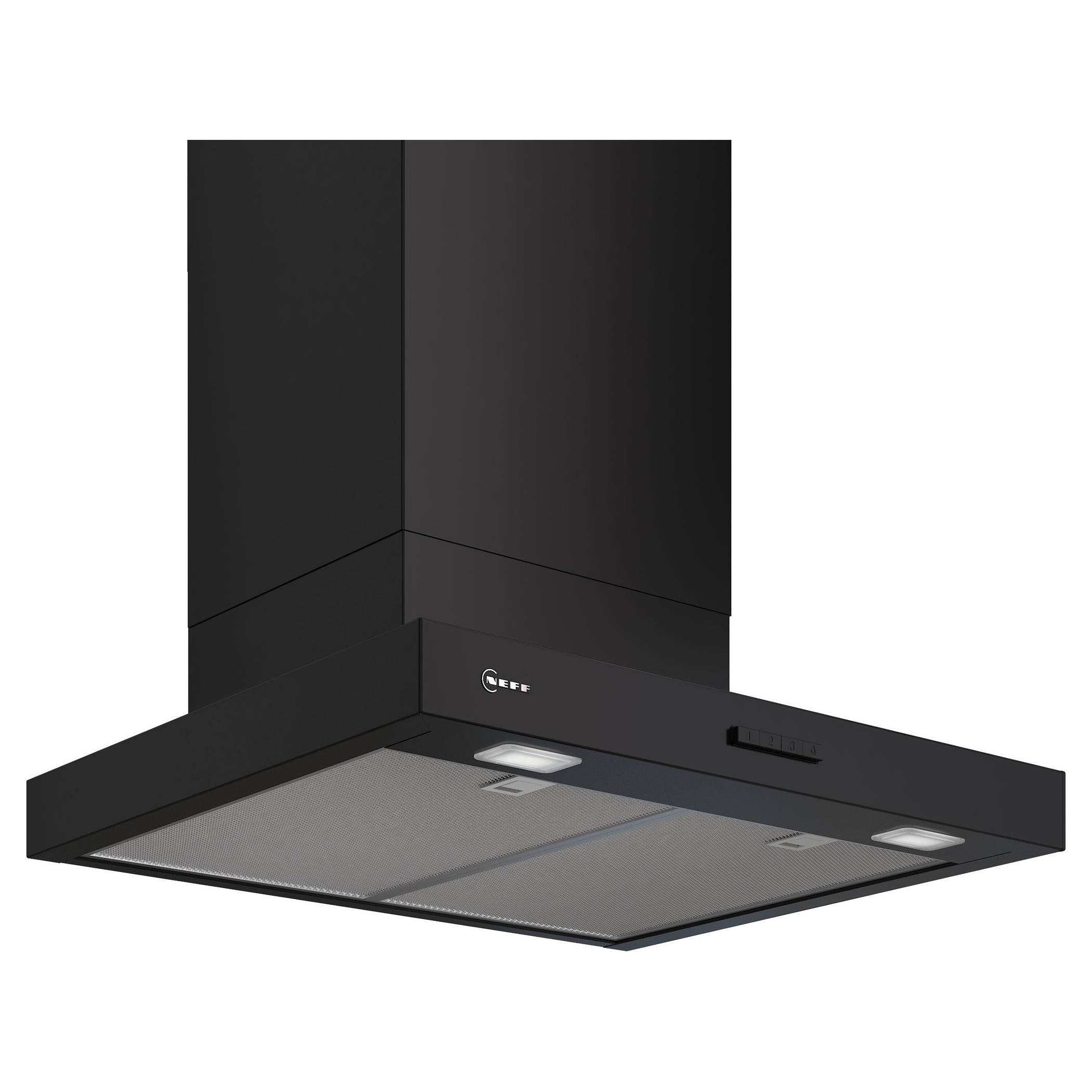 Neff N50 60cm Chimney Hood D65BCC2S0B - Black