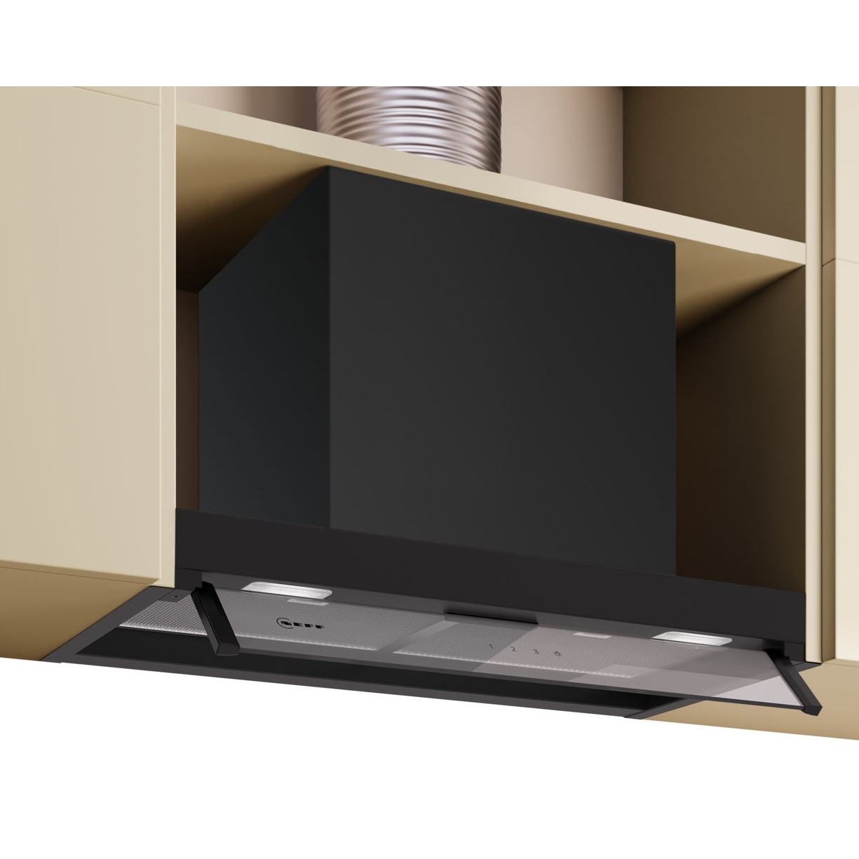 Neff N50 60cm Canopy Hood D65XCC2S0B - Black