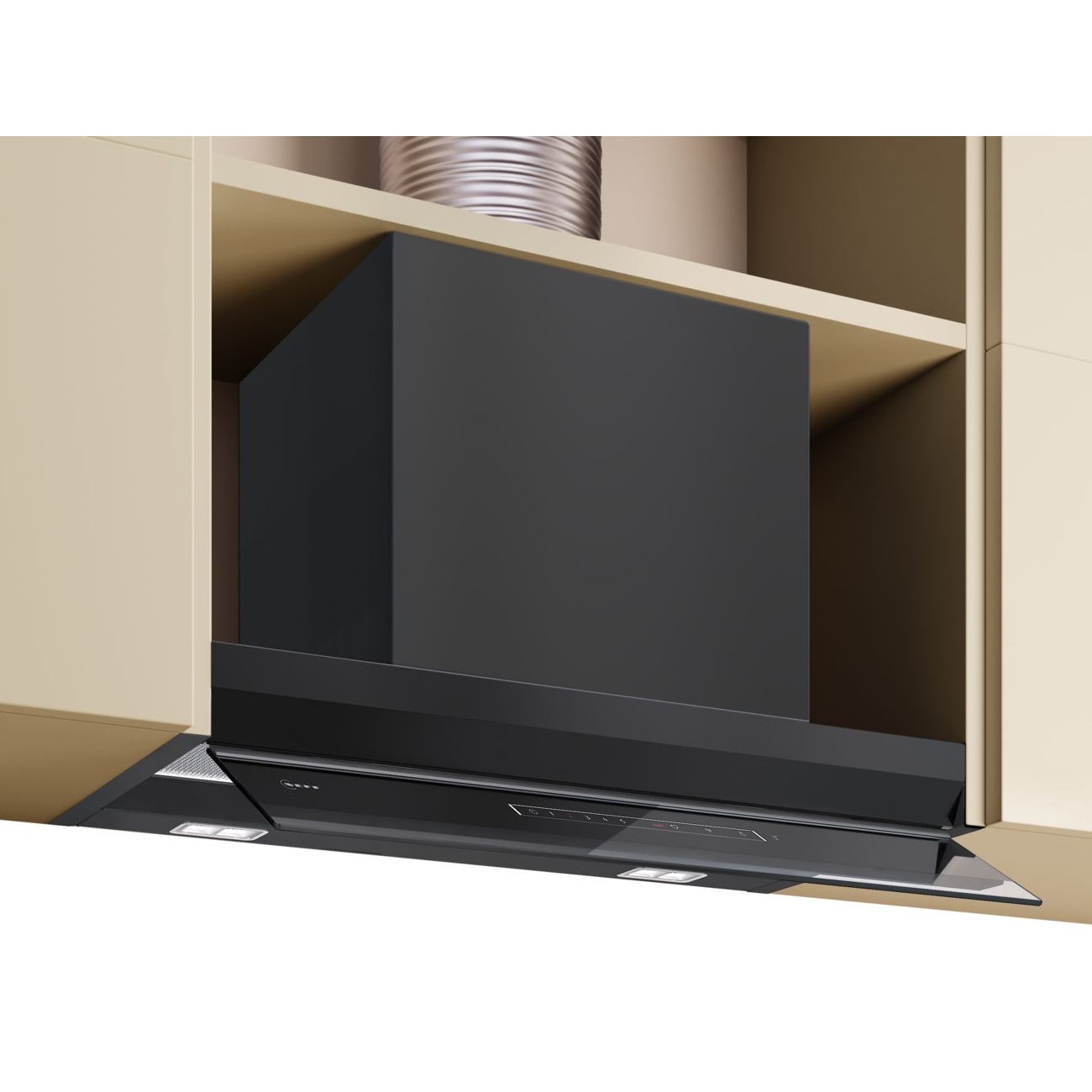 Neff N90 60cm Canopy Hood D68XET2S0B - Black