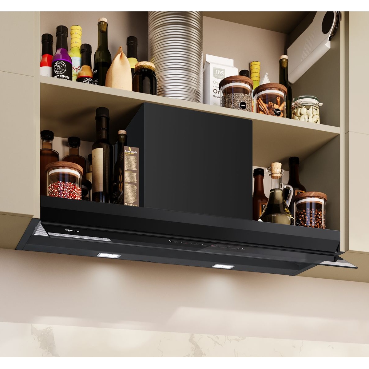 Neff N90 90cm Canopy Hood D98XET2S0B - Black Neff N90 90cm Canopy Hood D98XET2S0B - Black