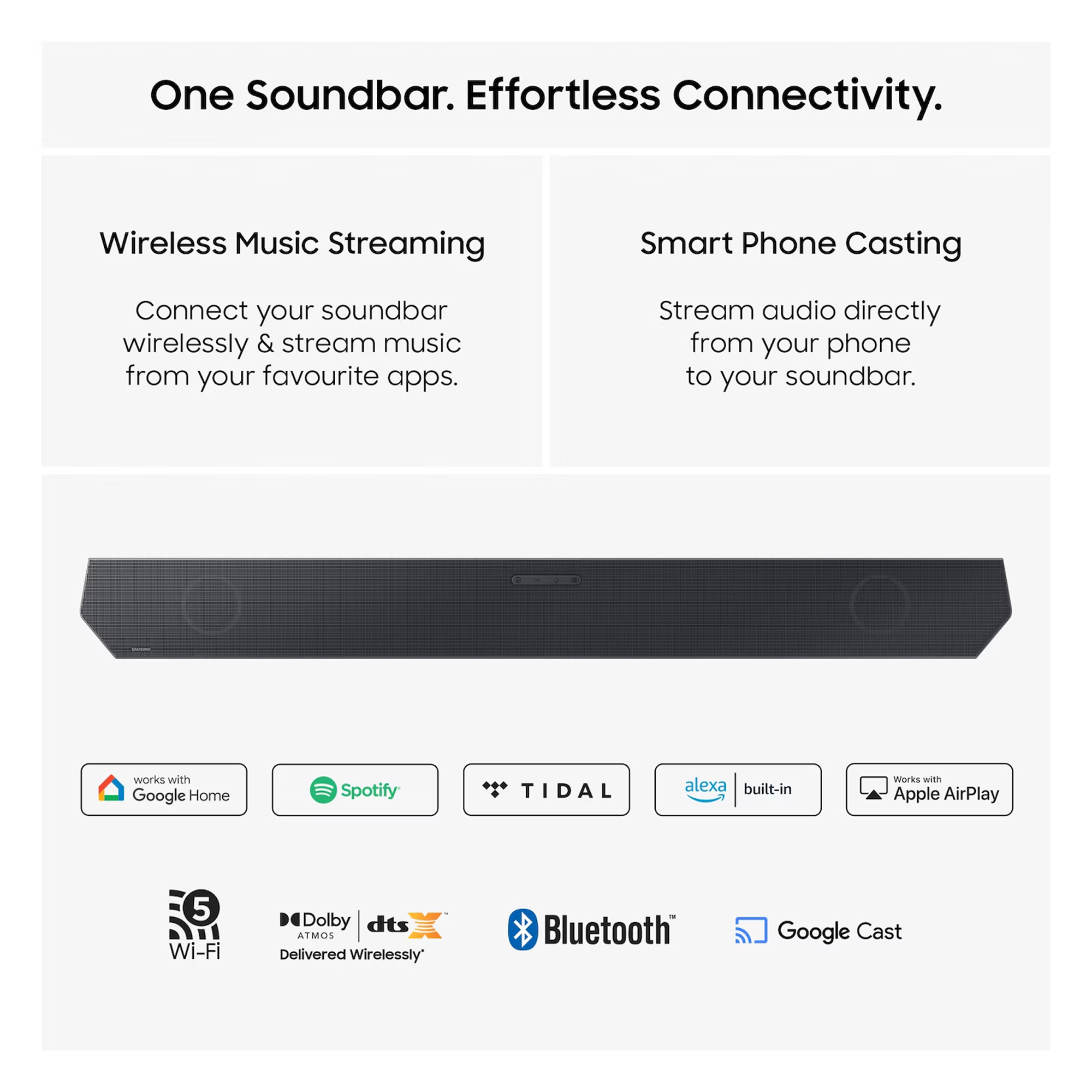 Samsung 2026 Q600H Q-Series 3.1.2ch Soundbar Subwoofer Dolby Atmos, Apple AirPlay HW-Q600H/XU - Black Samsung 2026 Q600H Q-Series 3.1.2ch Soundbar Subwoofer Dolby Atmos, Apple AirPlay HW-Q600H/XU - Black