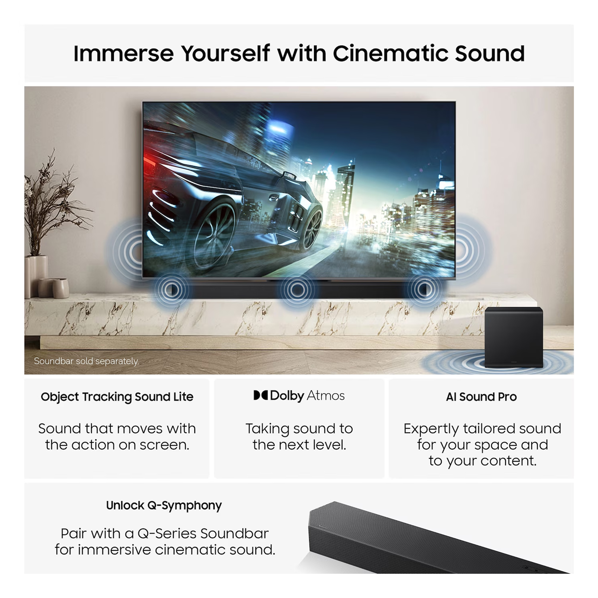 Samsung 2026 100" Neo QLED QN80H 4K Vision AI Smart TV QE100QN80HUXXU - Black Samsung 2026 100" Neo QLED QN80H 4K Vision AI Smart TV QE100QN80HUXXU - Black