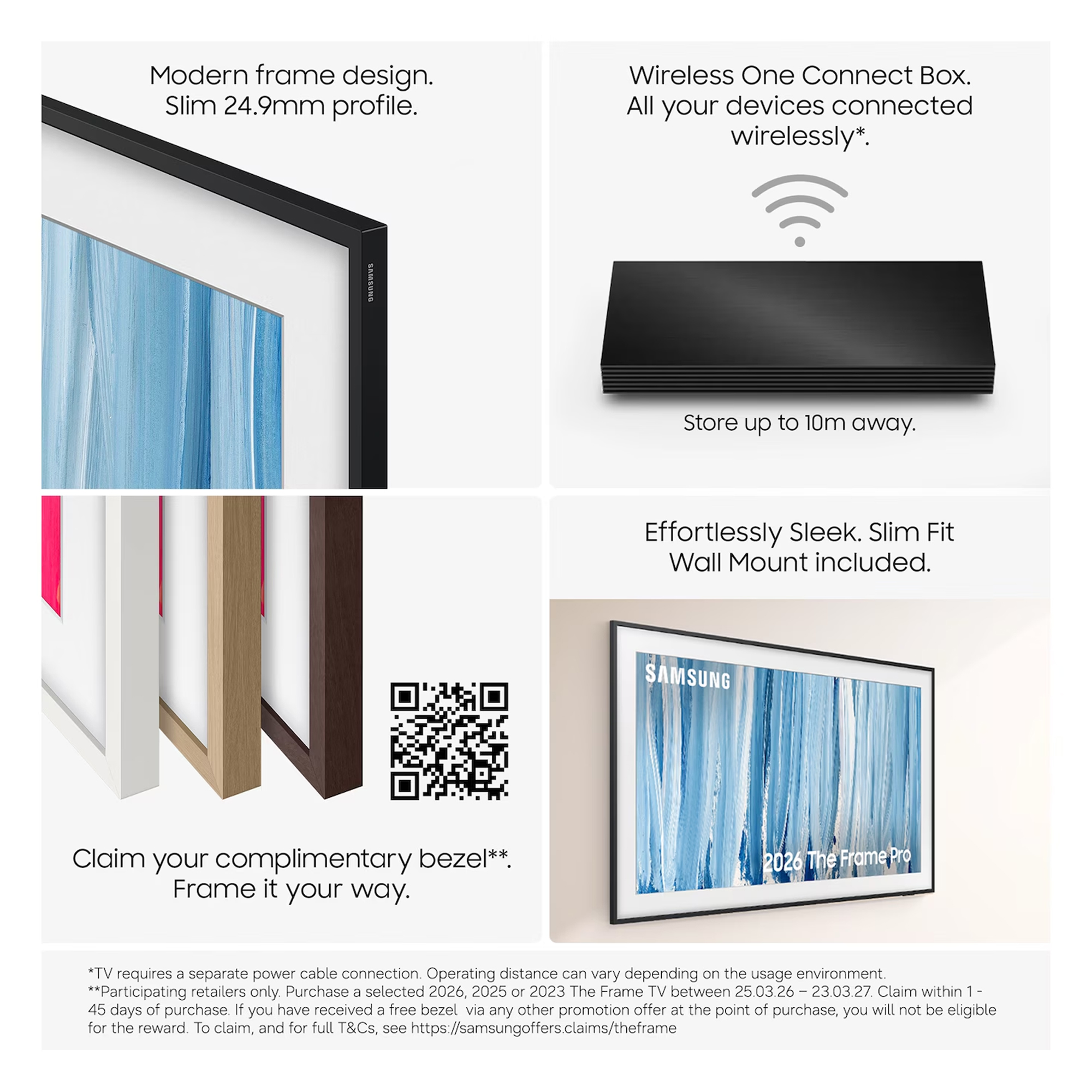 Samsung 2026 65" The Frame Pro LS03HW 4K Vision AI Smart TV QE65LS03HWUXXU Samsung 2026 65" The Frame Pro LS03HW 4K Vision AI Smart TV QE65LS03HWUXXU