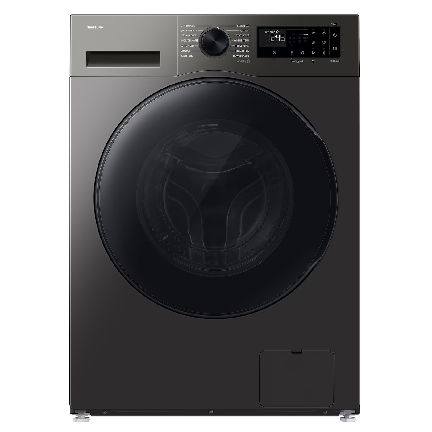 Samsung Series 5 9kg/6kg 1400 Spin Washer Dryer WD90HG5U34BXEU - Refined Inox
