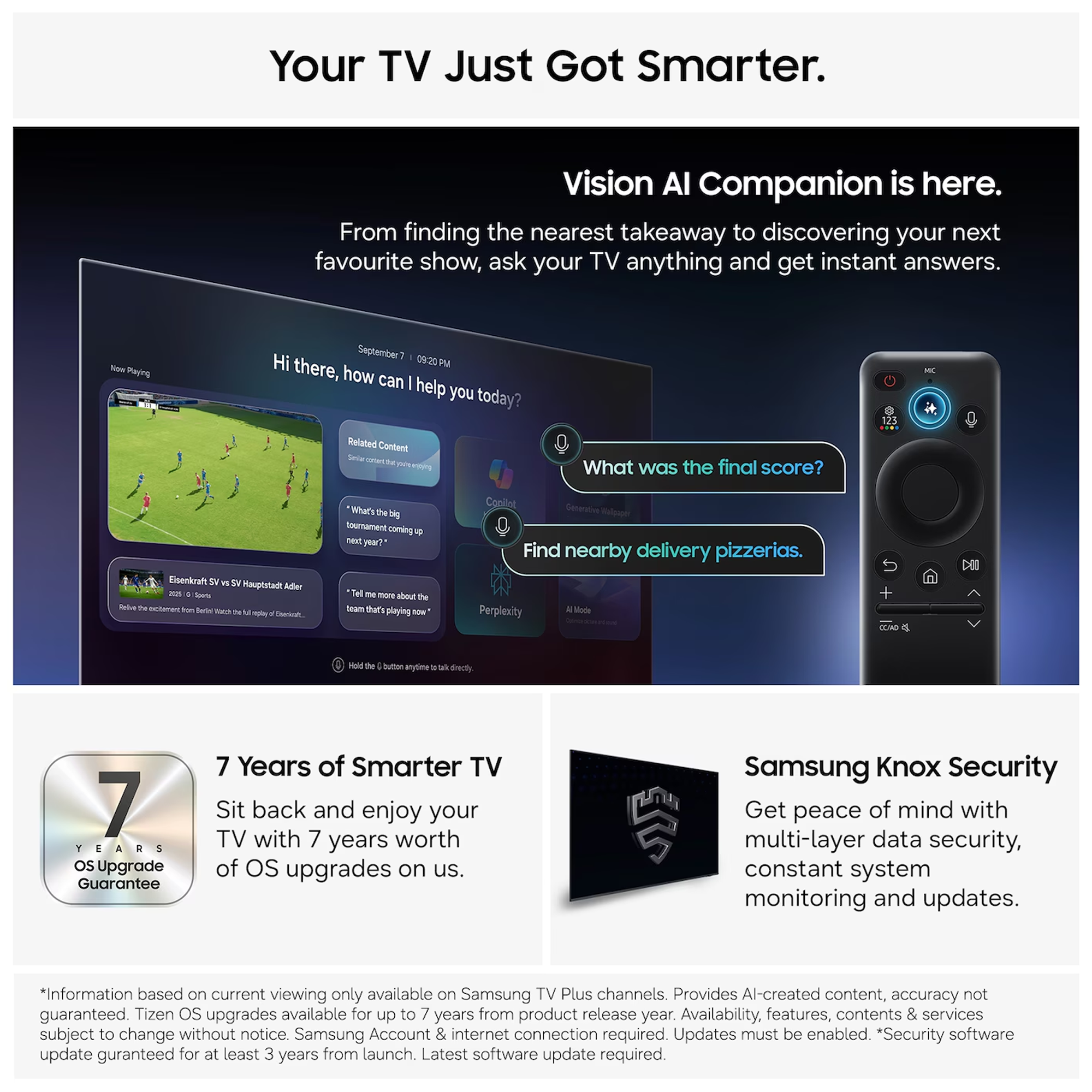 Samsung 55" Micro RGB R85H 4K Vision AI Smart TV MRE55R85HAUXXU - Black - Image 4