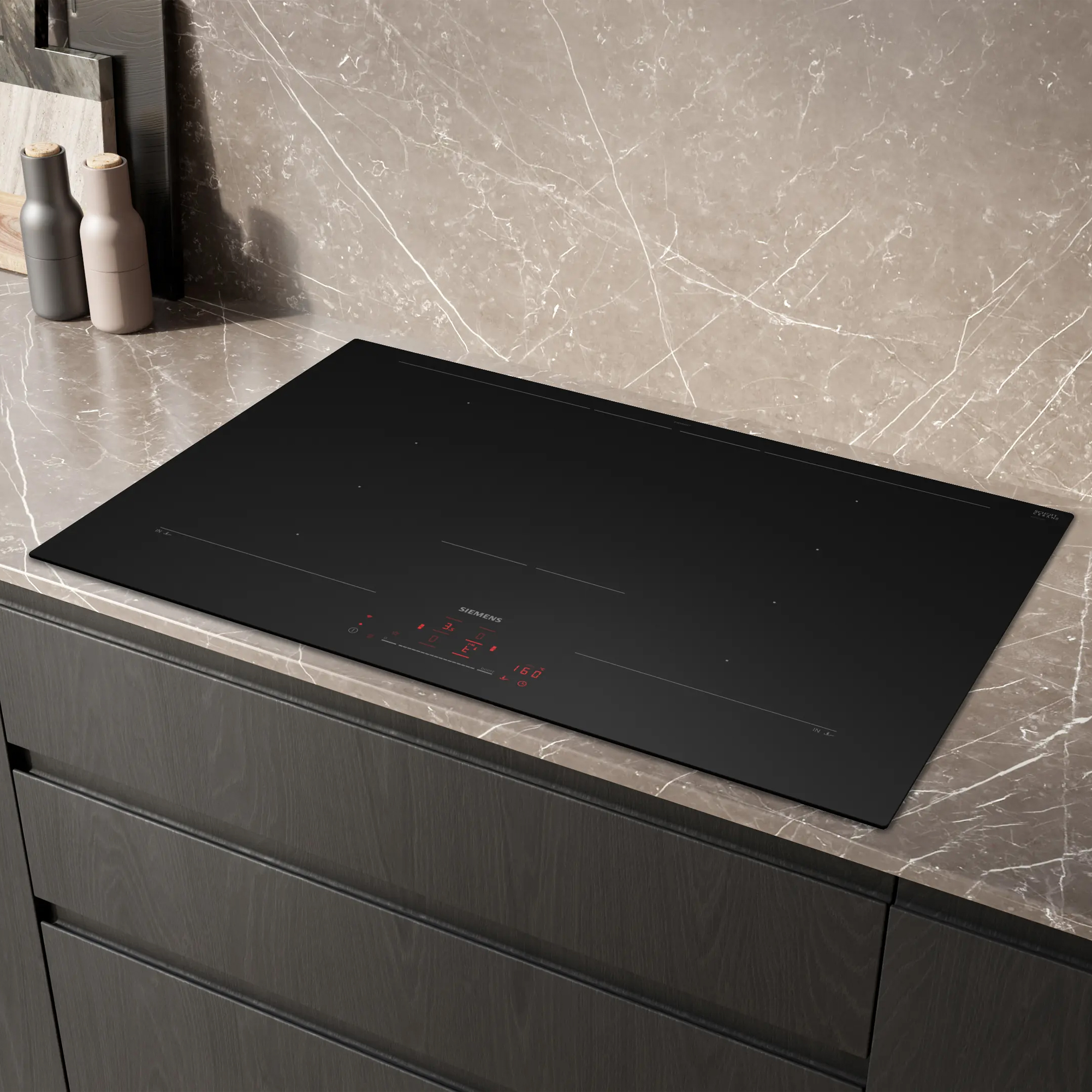 Siemens 80cm iQ700 FlexInduction Induction Hob EX81AHYC1E - Matte Black Siemens 80cm iQ700 FlexInduction Induction Hob EX81AHYC1E - Matte Black