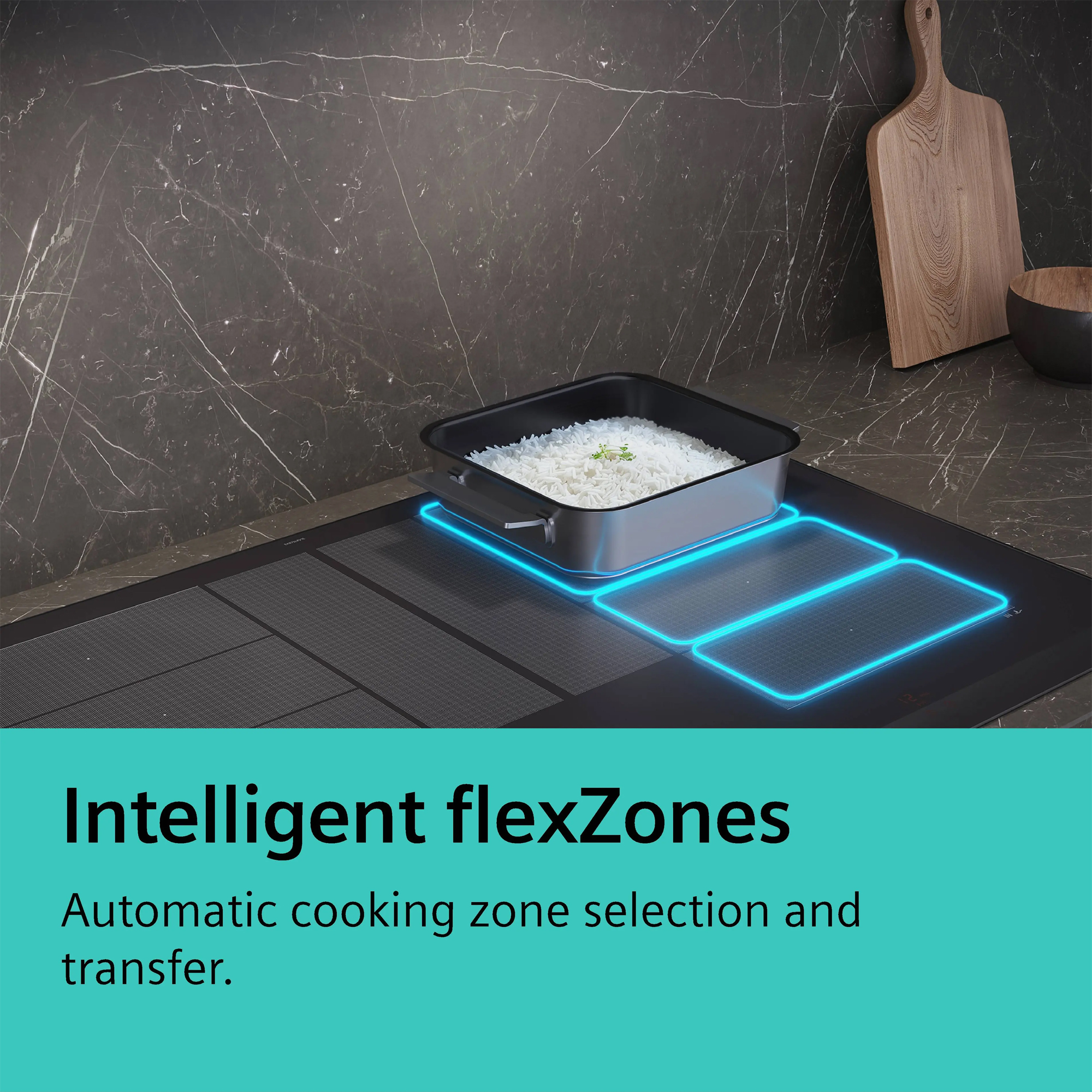 Siemens 80cm iQ700 FlexInduction Induction Hob EX81AHYC1E - Matte Black Siemens 80cm iQ700 FlexInduction Induction Hob EX81AHYC1E - Matte Black