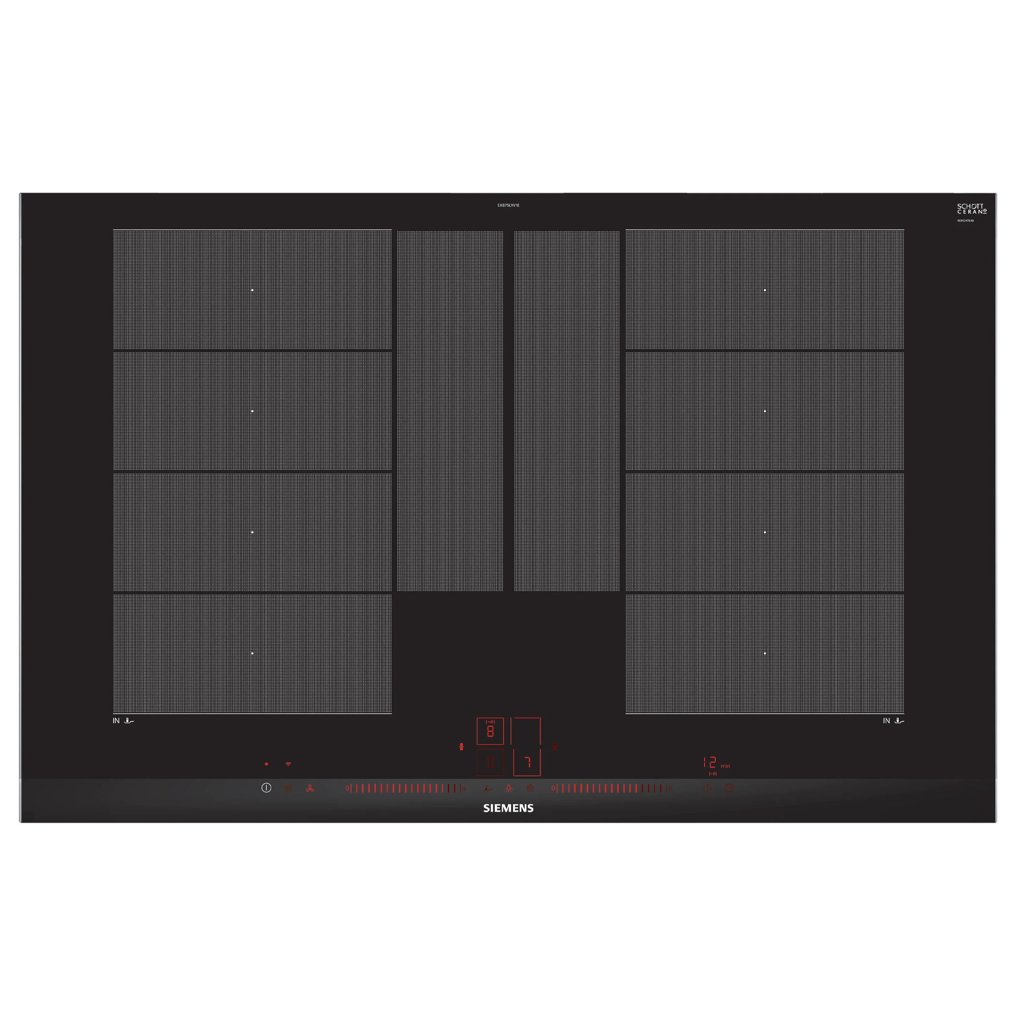 Siemens iQ700 80cm Induction Hob EX875LYV1E  – Black