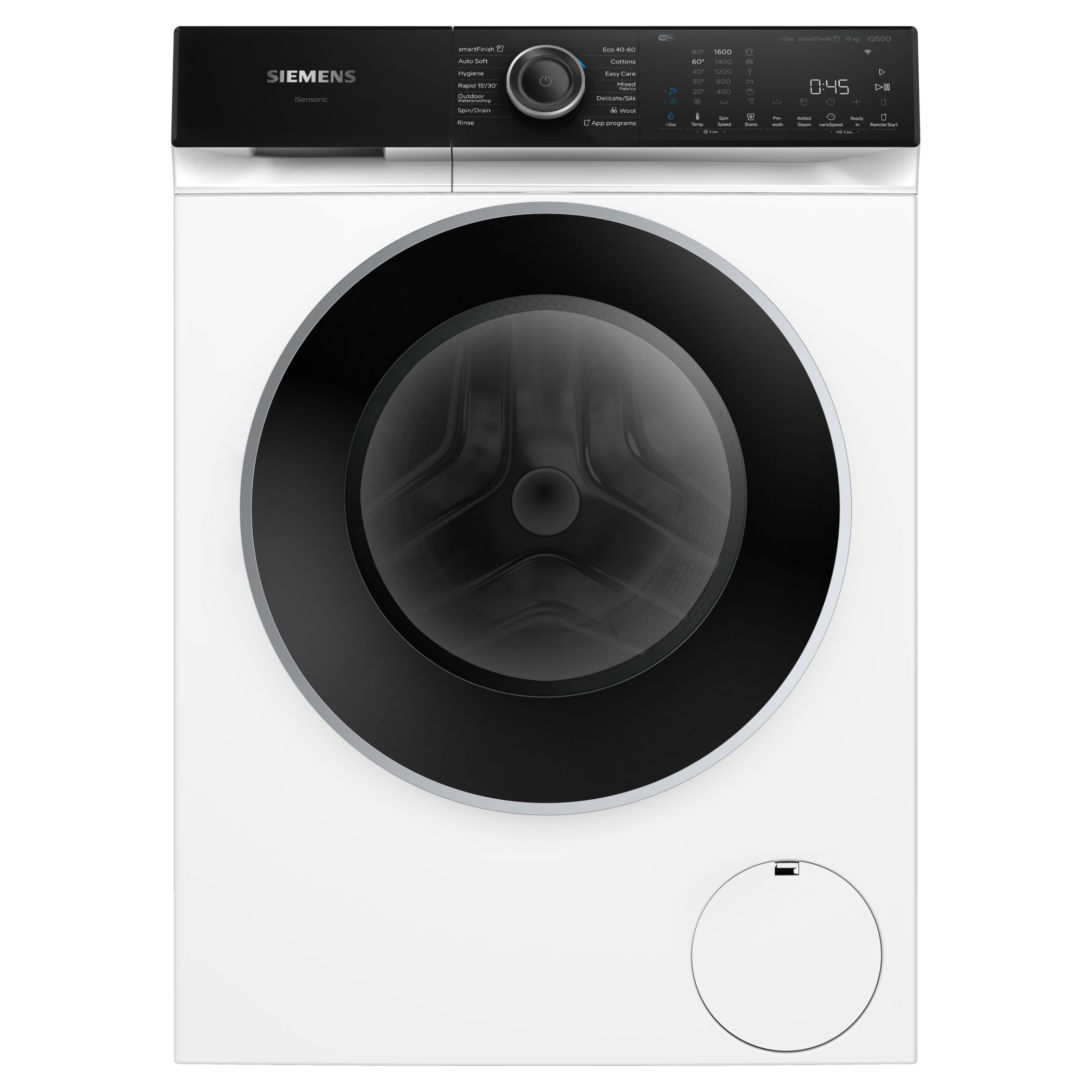 Siemens 10kg IQ-500 I-Dos Washing Machine 1600rpm WG56H2A9GB - White