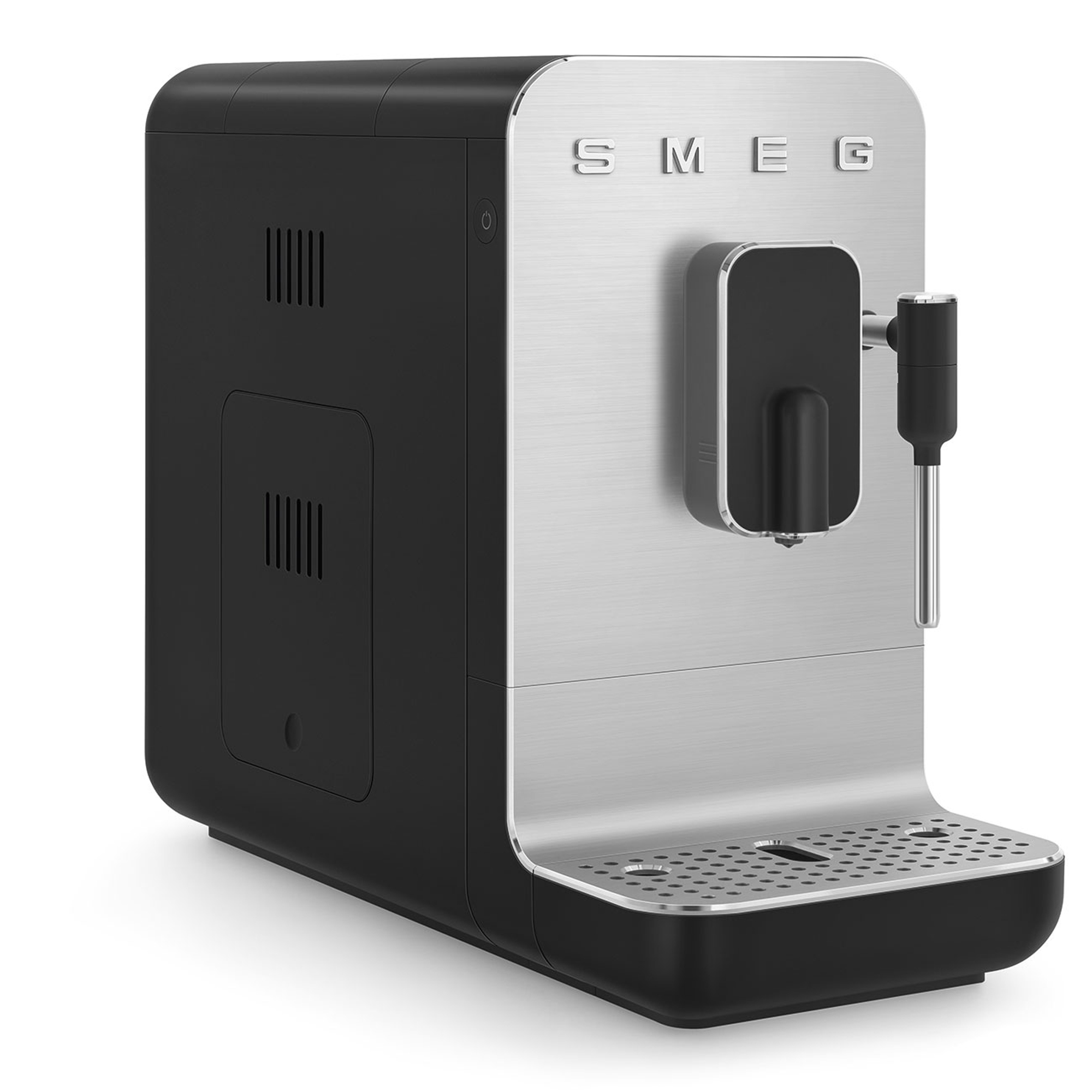 Smeg Freestanding Bean To Cup Coffee Machine BCC12BLMUK - Black Smeg Freestanding Bean To Cup Coffee Machine BCC12BLMUK - Black