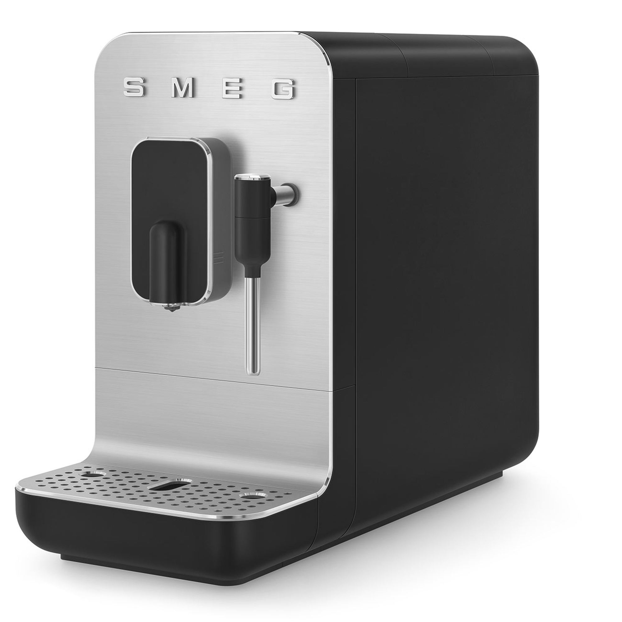 Smeg Freestanding Bean To Cup Coffee Machine BCC12BLMUK - Black Smeg Freestanding Bean To Cup Coffee Machine BCC12BLMUK - Black