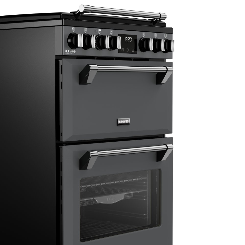 Stoves 60cm Freestanding Dual Fuel Cooker 444411843 - Anthracite Stoves 60cm Freestanding Dual Fuel Cooker 444411843 - Anthracite