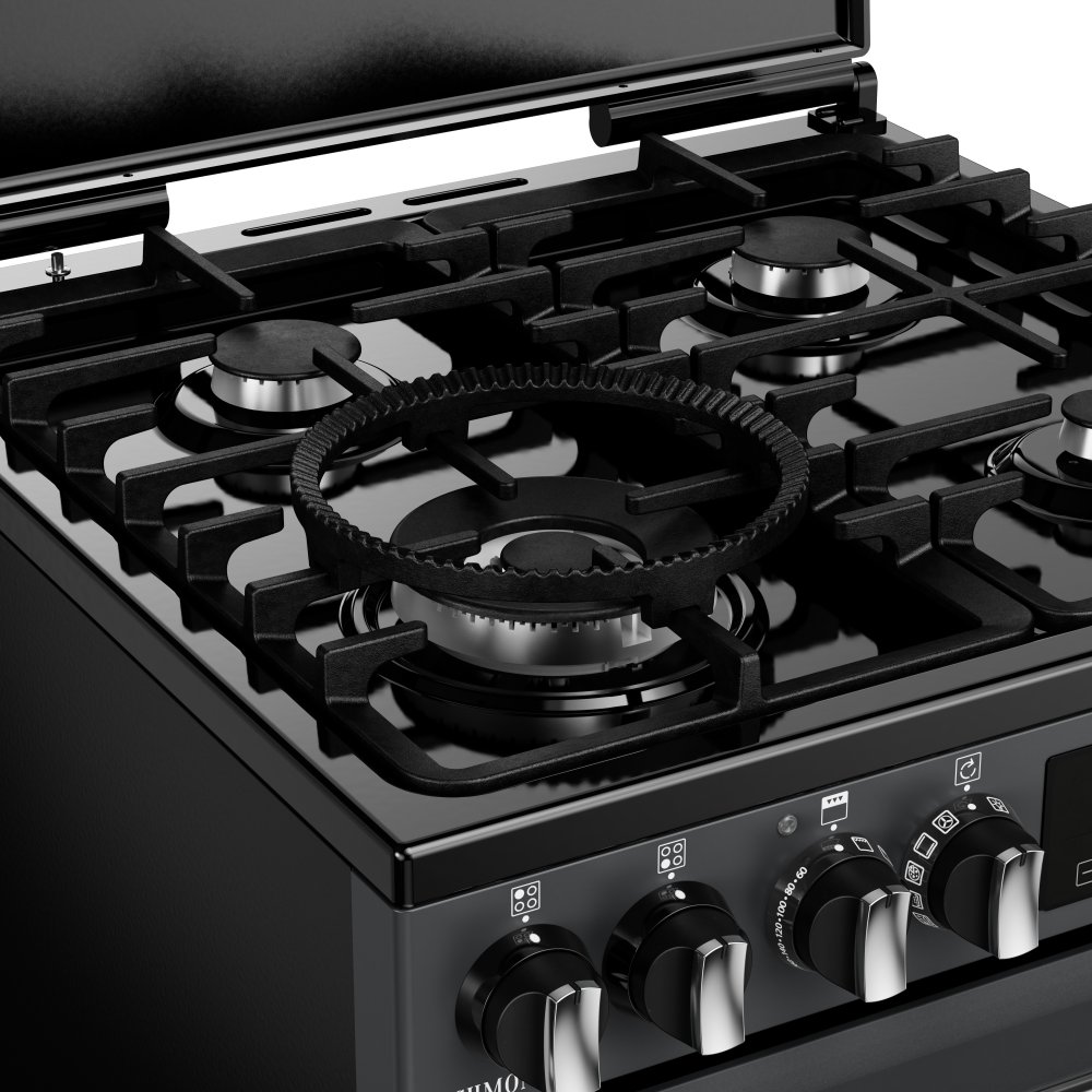 Stoves 60cm Freestanding Dual Fuel Cooker 444411843 - Anthracite Stoves 60cm Freestanding Dual Fuel Cooker 444411843 - Anthracite