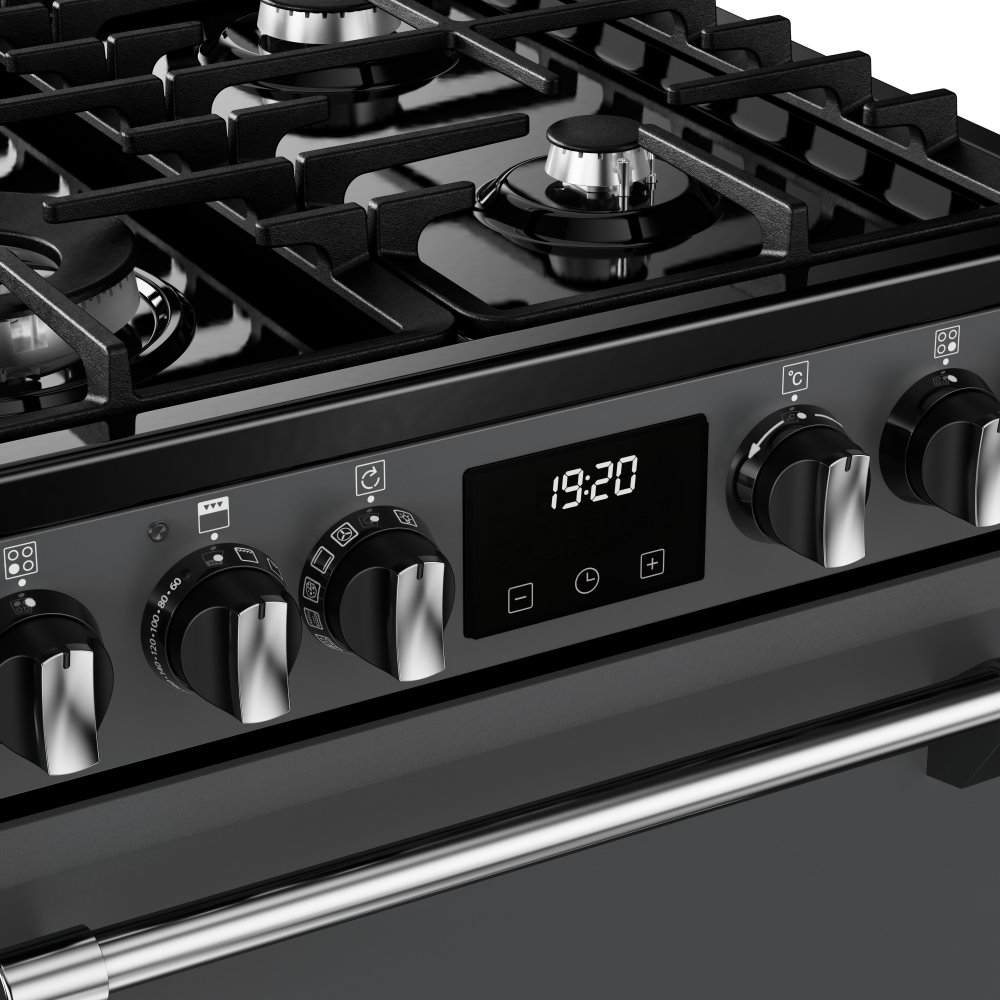 Stoves 60cm Freestanding Dual Fuel Cooker 444411843 - Anthracite Stoves 60cm Freestanding Dual Fuel Cooker 444411843 - Anthracite