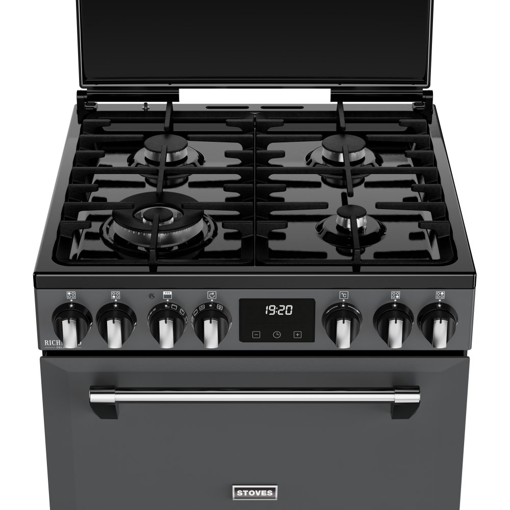 Stoves 60cm Freestanding Dual Fuel Cooker 444411843 - Anthracite Stoves 60cm Freestanding Dual Fuel Cooker 444411843 - Anthracite