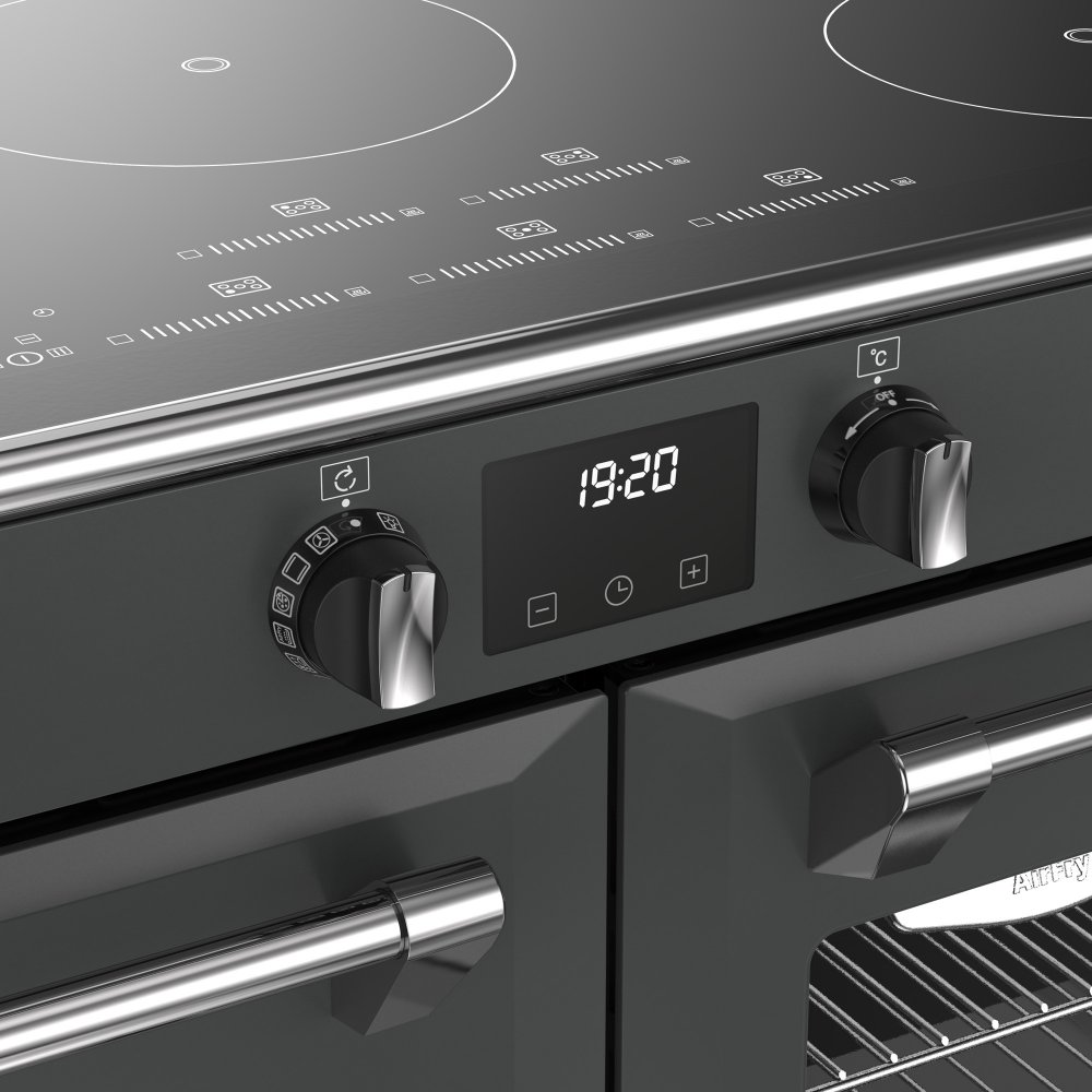 Stoves Richmond 110cm Induction Range Cooker 444411864 - Anthracite Stoves Richmond 110cm Induction Range Cooker 444411864 - Anthracite