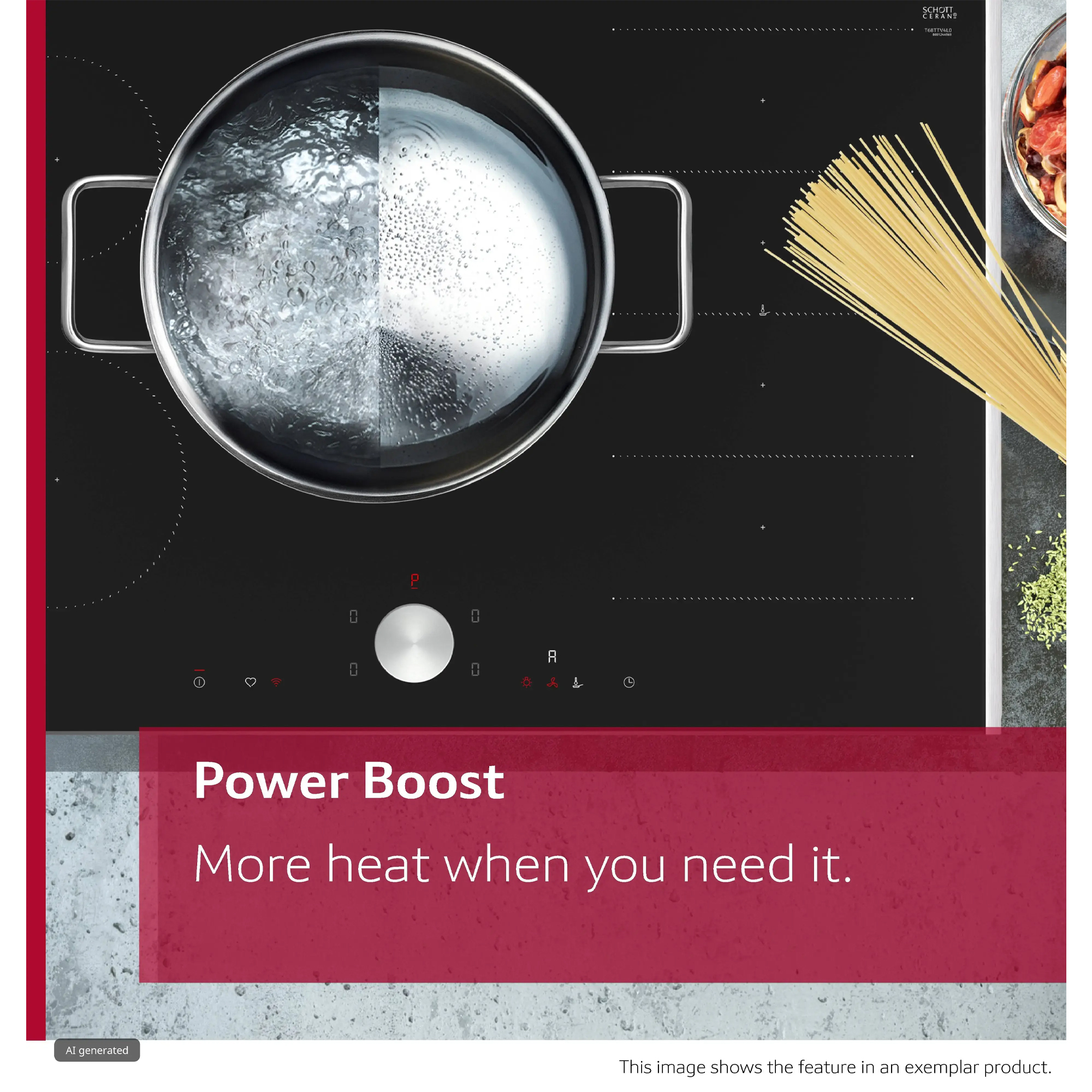 Neff 60cm N90 Flex Zone Induction Hob T66NUX4A0 - Matte Black