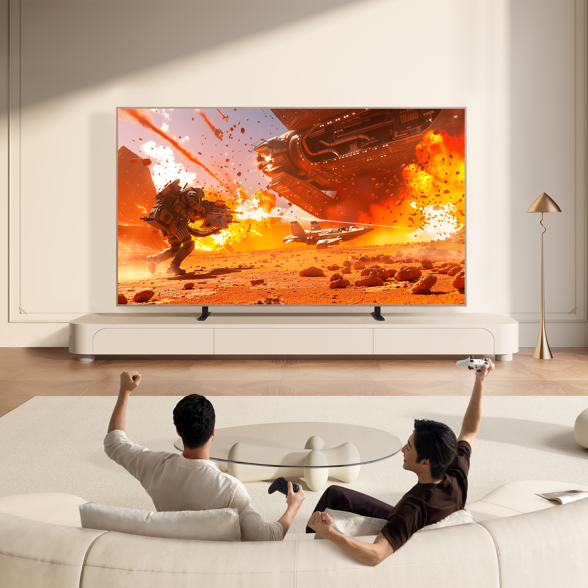 TCL 75" 4K QD-Mini LED Ultra HD Smart TV 75A400 PRO-UK - White