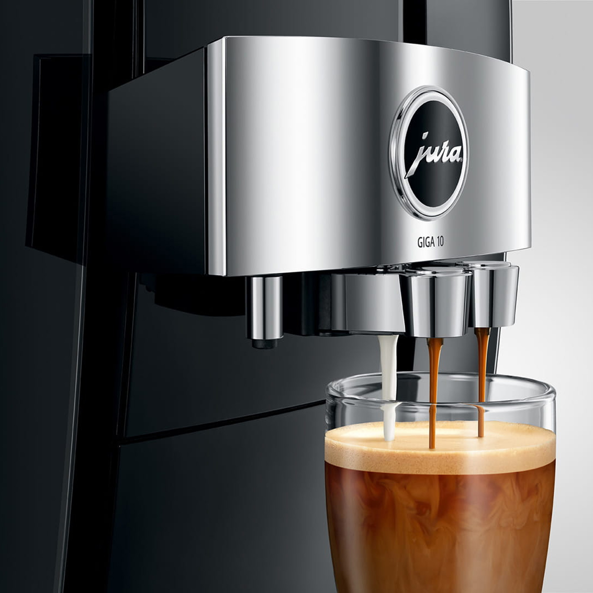 Jura GIGA 10 Freestanding Fully Automatic Coffee Machine 15478 - Diamond Black Jura GIGA 10 Freestanding Fully Automatic Coffee Machine 15478 - Diamond Black