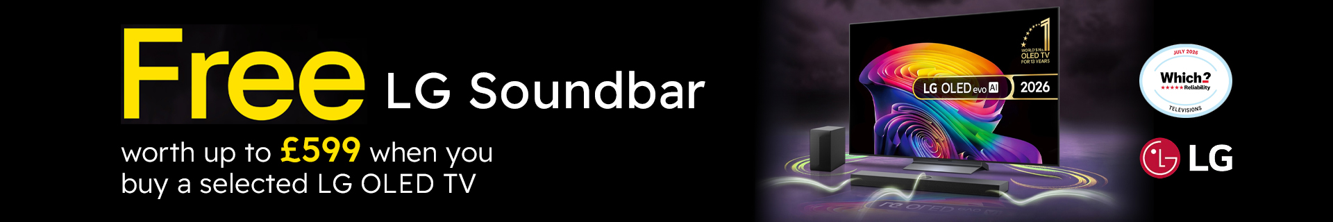 lg free soundbar promotion artwork