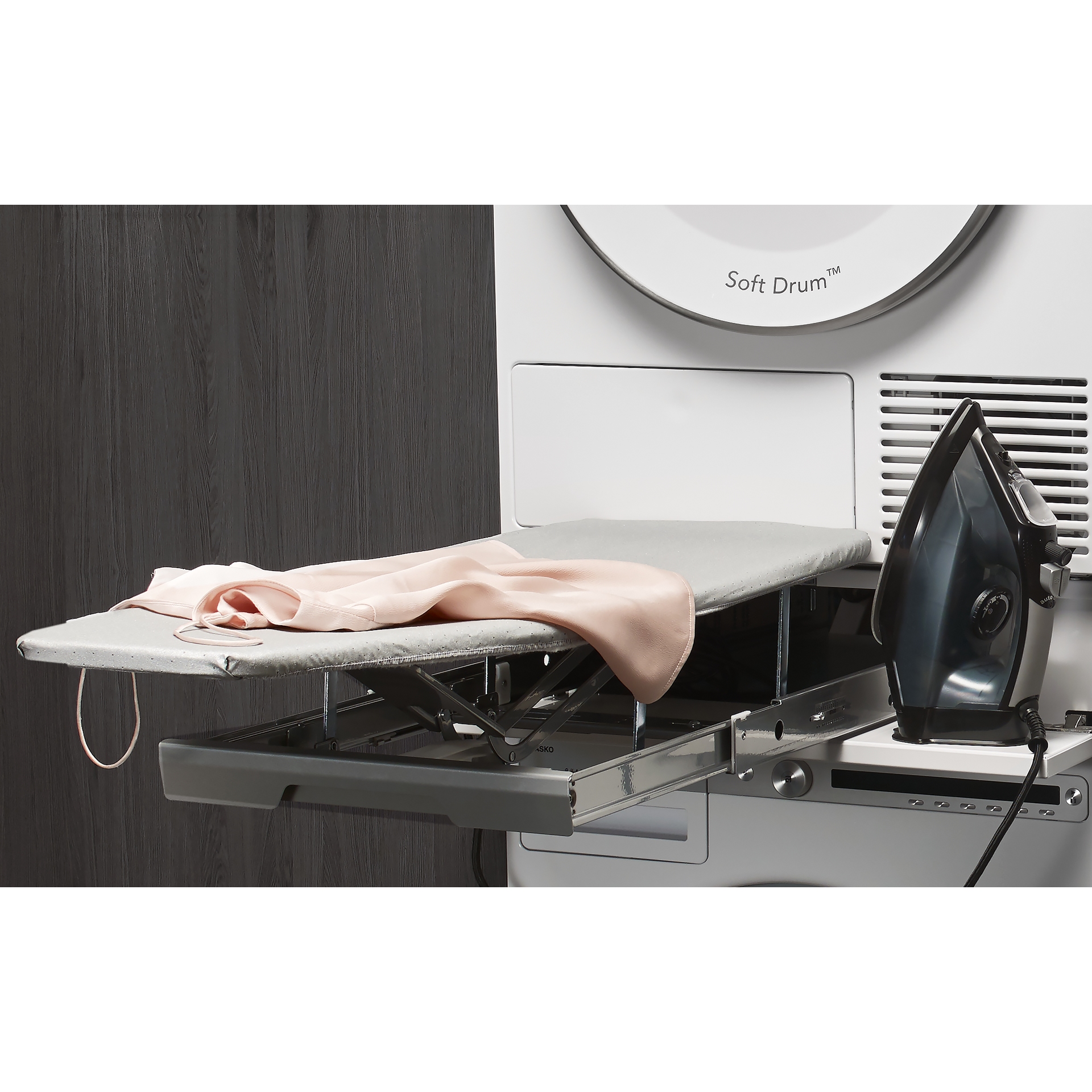 Asko Hidden Helper Pull-out Ironing Board HI150W - White Asko Hidden Helper Pull-out Ironing Board HI150W - White