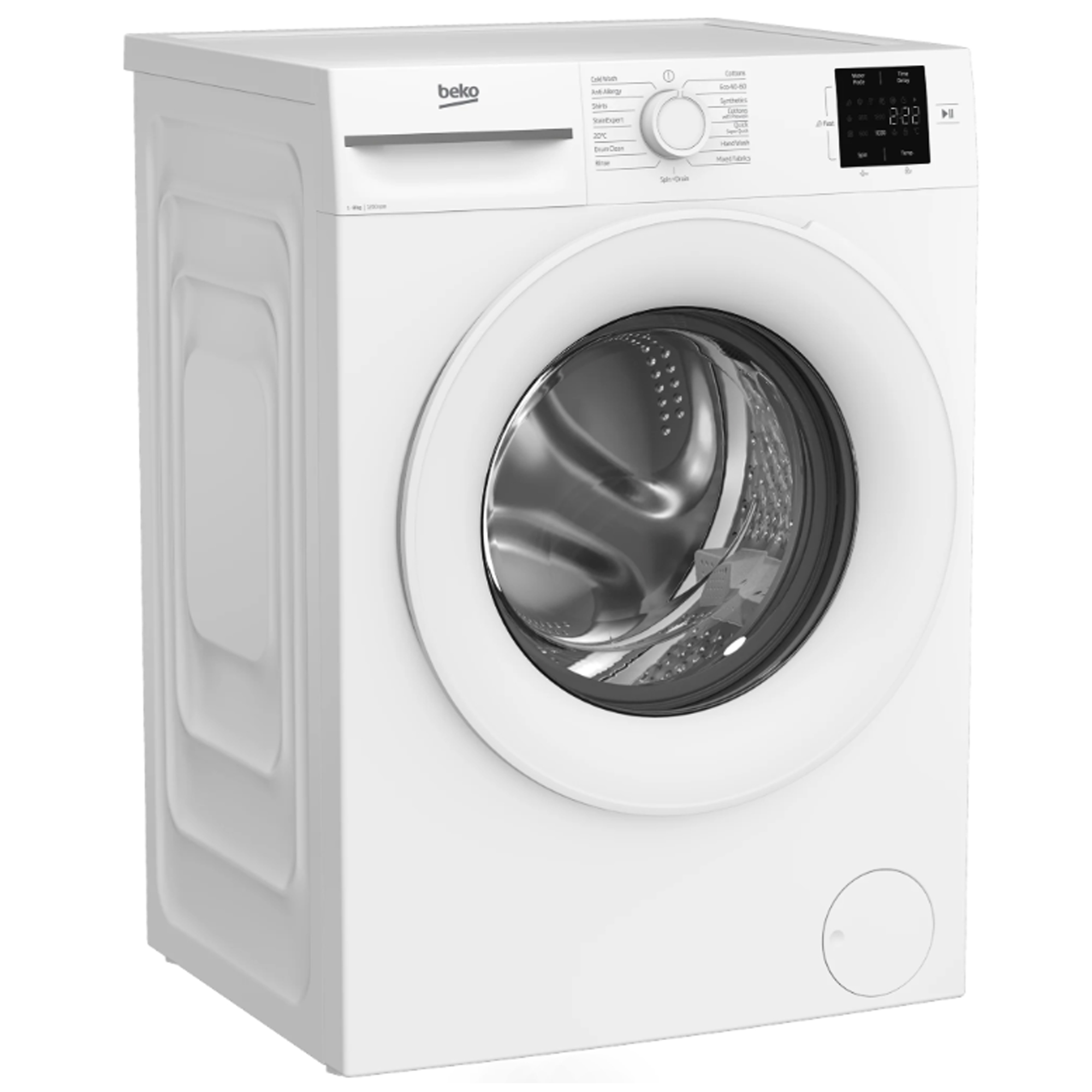 Beko 8kg Washing Machine 1200rpm BMN3WT3821W - White Beko 8kg Washing Machine 1200rpm BMN3WT3821W - White