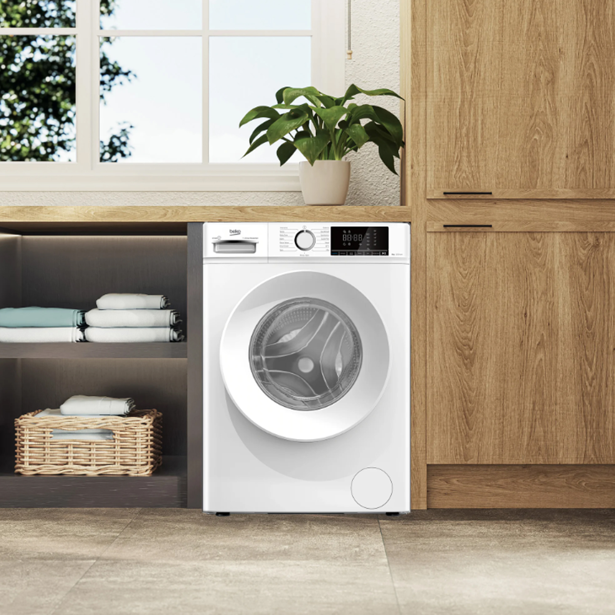 Beko 8kg Freestanding Washing Machine 1200rpm BWC8121W - White Beko 8kg Freestanding Washing Machine 1200rpm BWC8121W - White