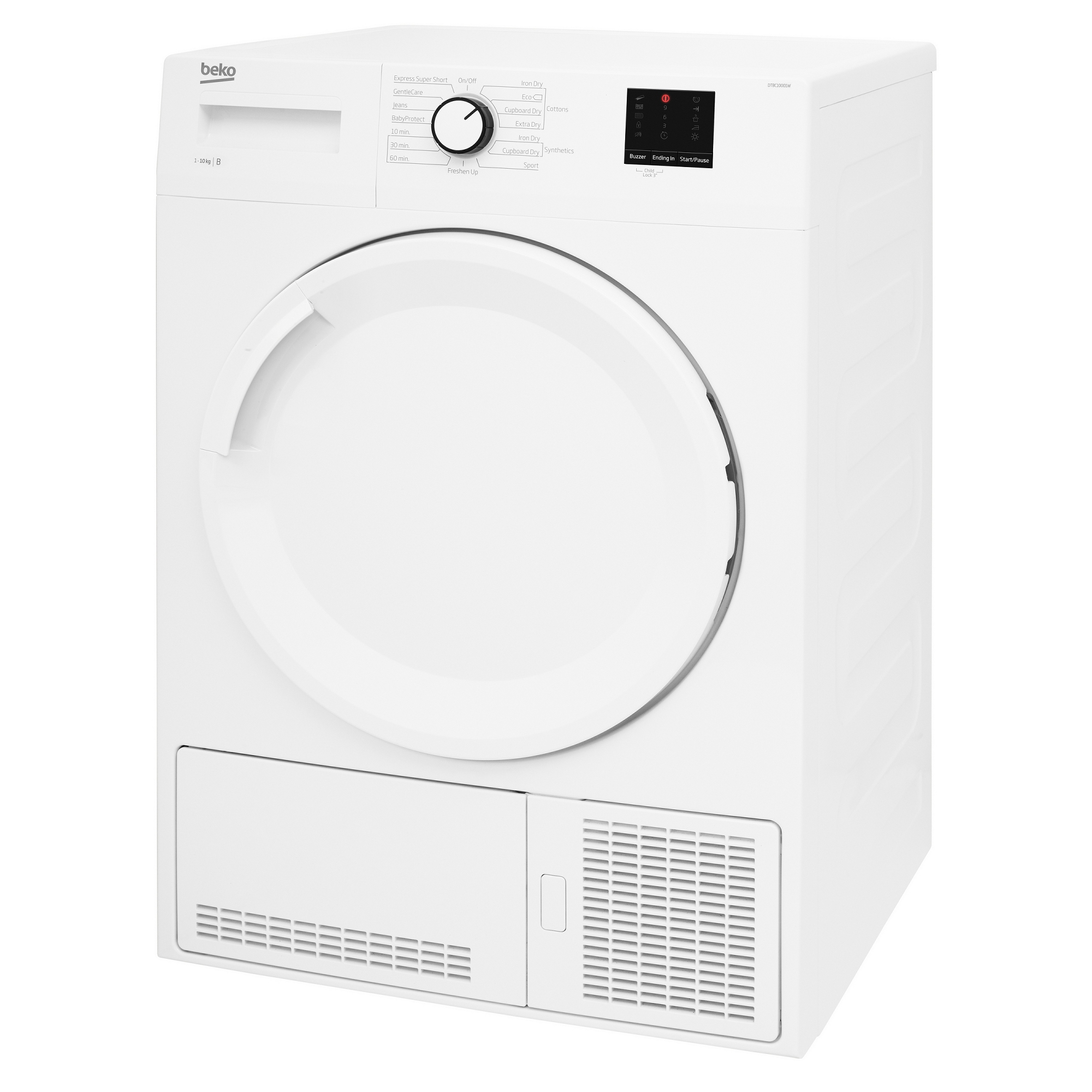 Beko 10kg Condenser Dryer DTBC10001W - White Beko 10kg Condenser Dryer DTBC10001W - White